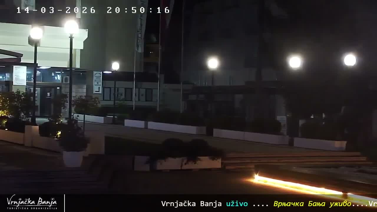 Raska, ( Врњачка Бања ) Vrnjacka Banja  Cultural Square & Castle (Културни трг и Замак културе)  , Amusement Park,  Summer Stage (Летња Позорница) Touristic Vrnjacka Banja Live Cam - Vrnjačka Banja , Raška, Šumadija and Western Serbia, Serbia 