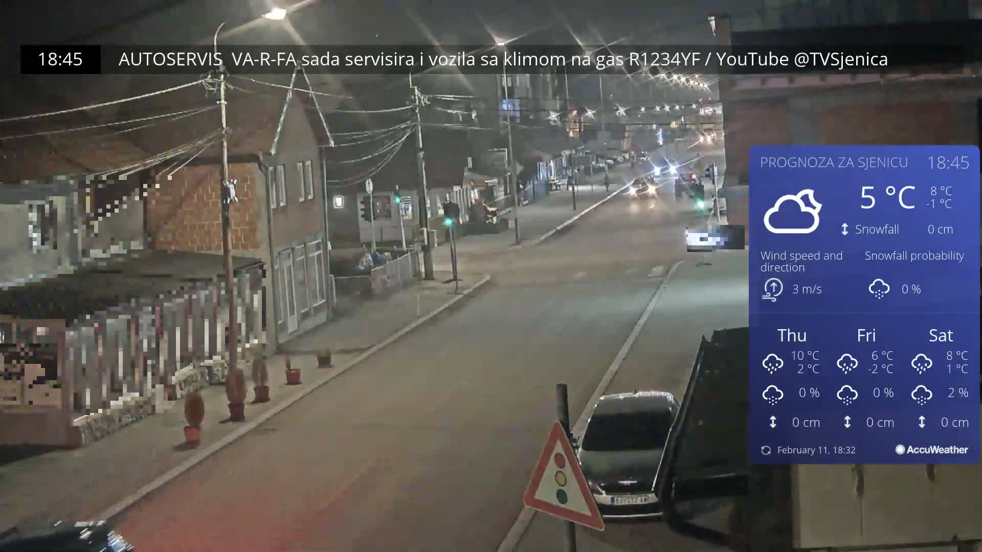 Zlatibor (Златибор, Раскрсница Улица Милорада Јовановића / Раскрсница улице Пештерске, Сјеница ) Raskrsnica Milorada Jovanovića Street / Pešterske Street Intersection, Sjenica Live Cam - Sjenica,  Zlatibor,  Šumadija and Western Serbia, Serbia 
