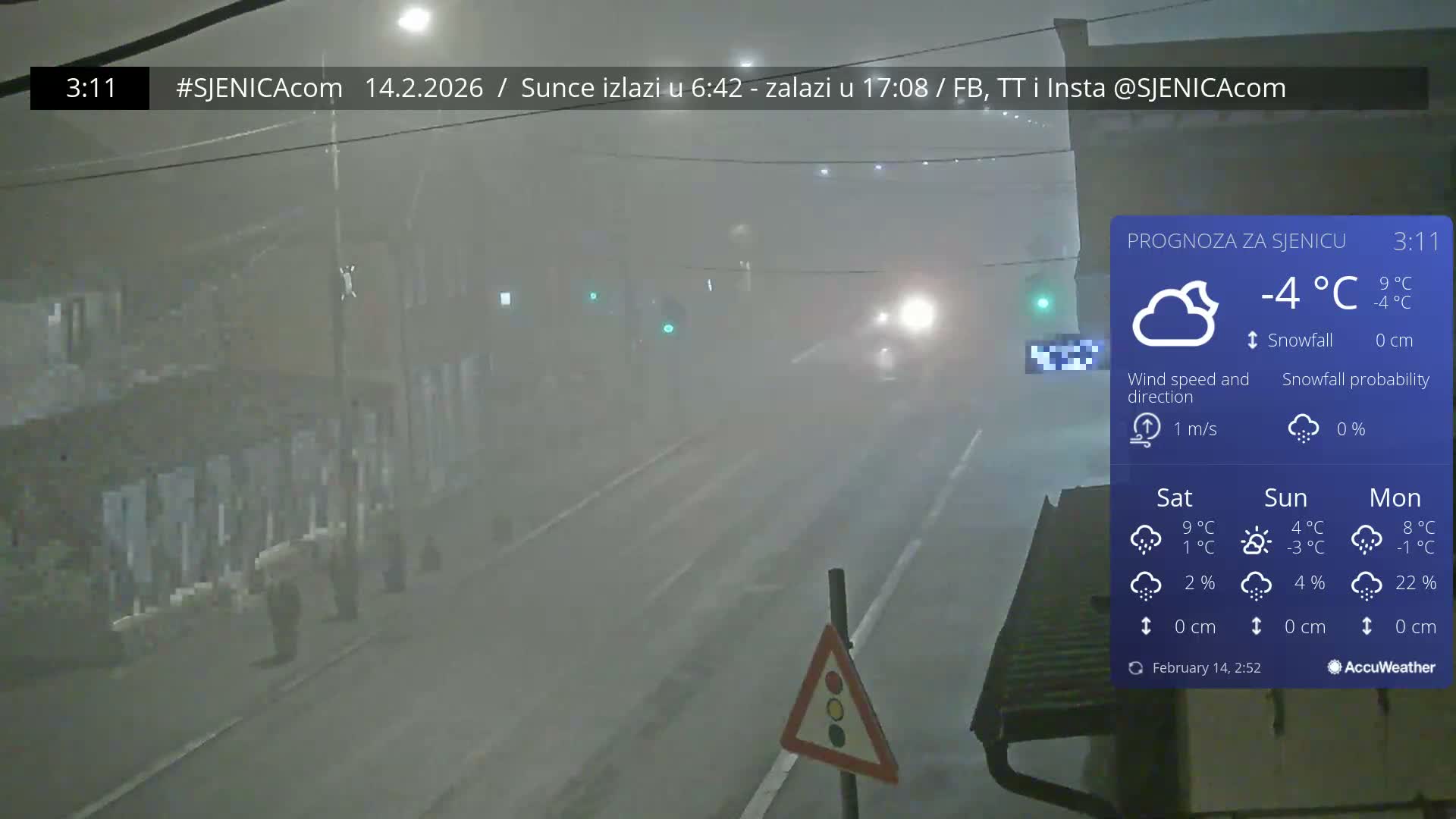 Zlatibor (Златибор, Раскрсница Улица Милорада Јовановића / Раскрсница улице Пештерске, Сјеница ) Raskrsnica Milorada Jovanovića Street / Pešterske Street Intersection, Sjenica Live Cam - Sjenica,  Zlatibor,  Šumadija and Western Serbia, Serbia 
