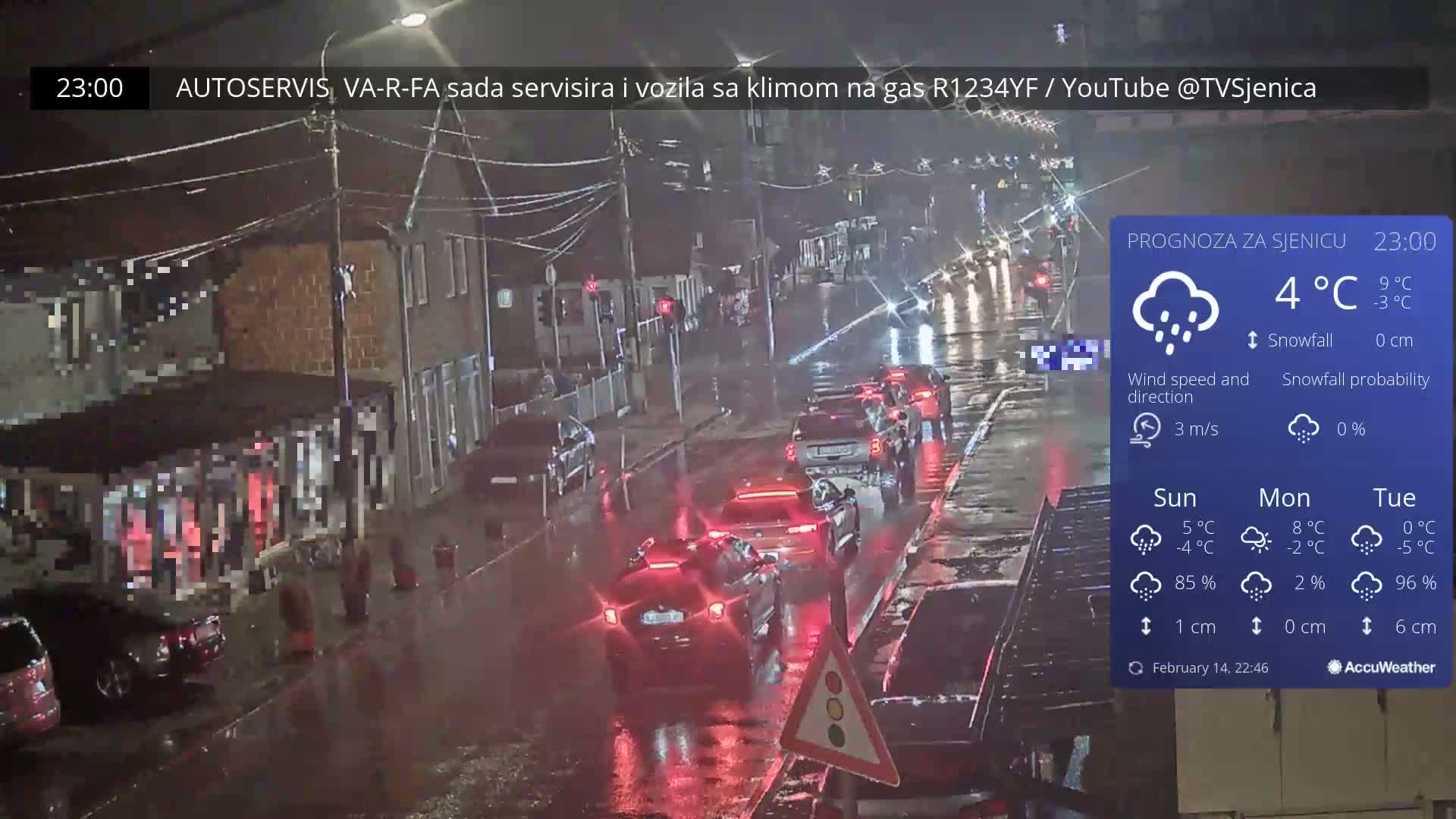 Zlatibor (Златибор, Раскрсница Улица Милорада Јовановића / Раскрсница улице Пештерске, Сјеница ) Raskrsnica Milorada Jovanovića Street / Pešterske Street Intersection, Sjenica Live Cam - Sjenica,  Zlatibor,  Šumadija and Western Serbia, Serbia 