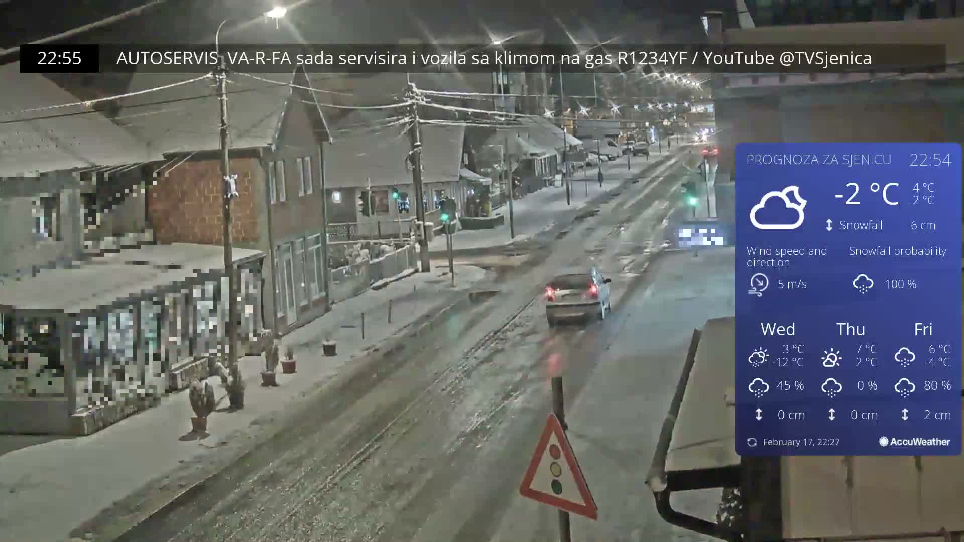 Zlatibor (Златибор, Раскрсница Улица Милорада Јовановића / Раскрсница улице Пештерске, Сјеница ) Raskrsnica Milorada Jovanovića Street / Pešterske Street Intersection, Sjenica Live Cam - Sjenica,  Zlatibor,  Šumadija and Western Serbia, Serbia 