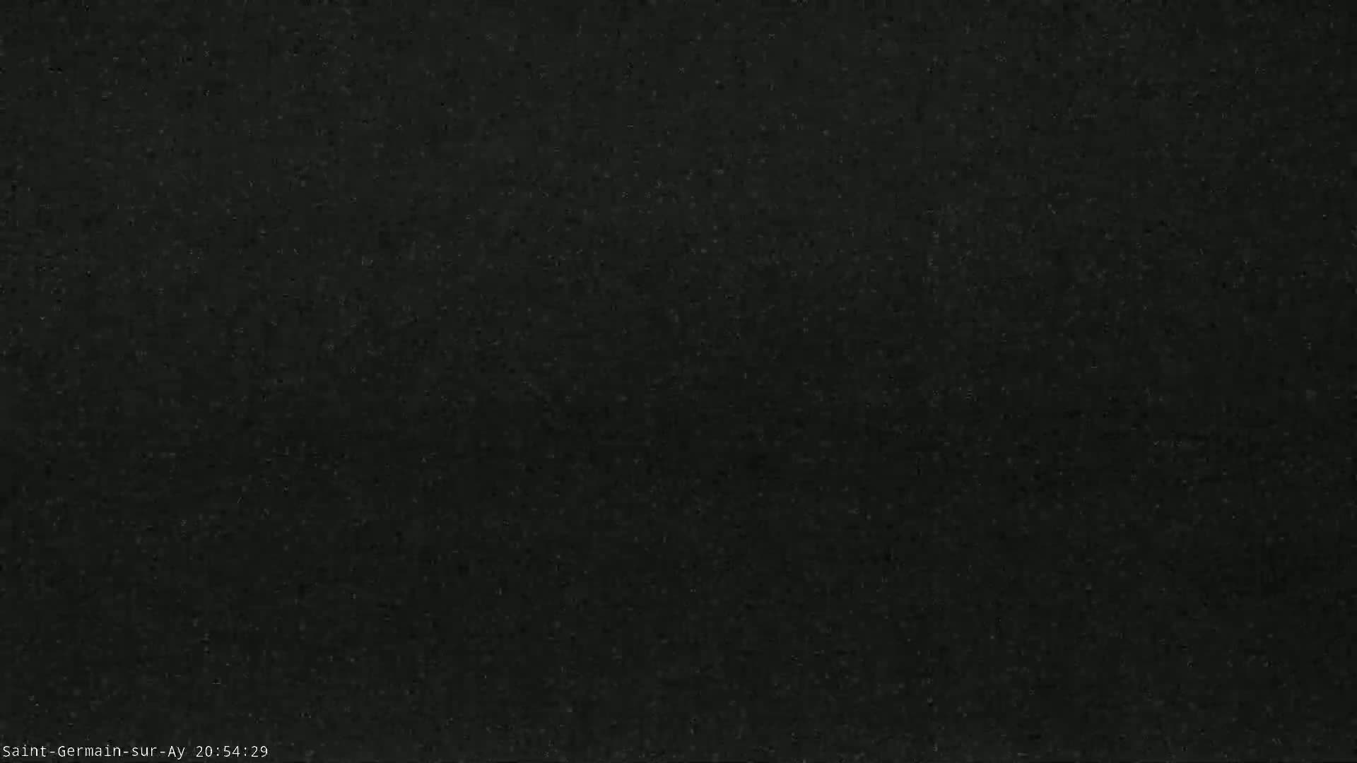 A dark gray, speckled surface fills the entire image.