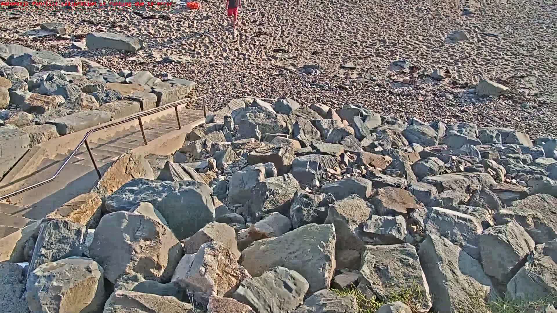 Plage de Saint-Germain-sur-Ay Beach Live Cam - Coutances, Manche, Normandie, France
