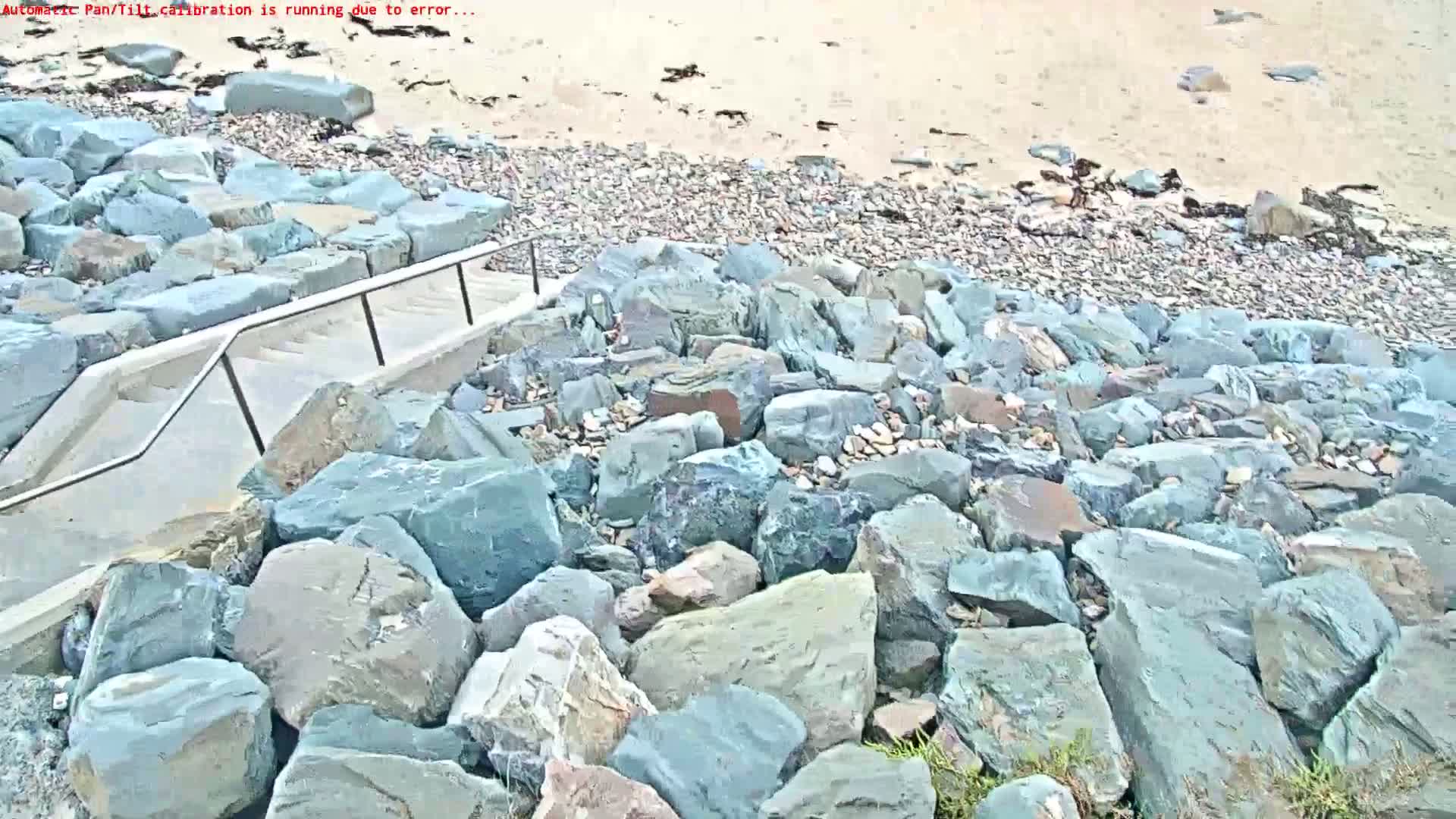 Plage de Saint-Germain-sur-Ay Beach Live Cam - Coutances, Manche, Normandie, France