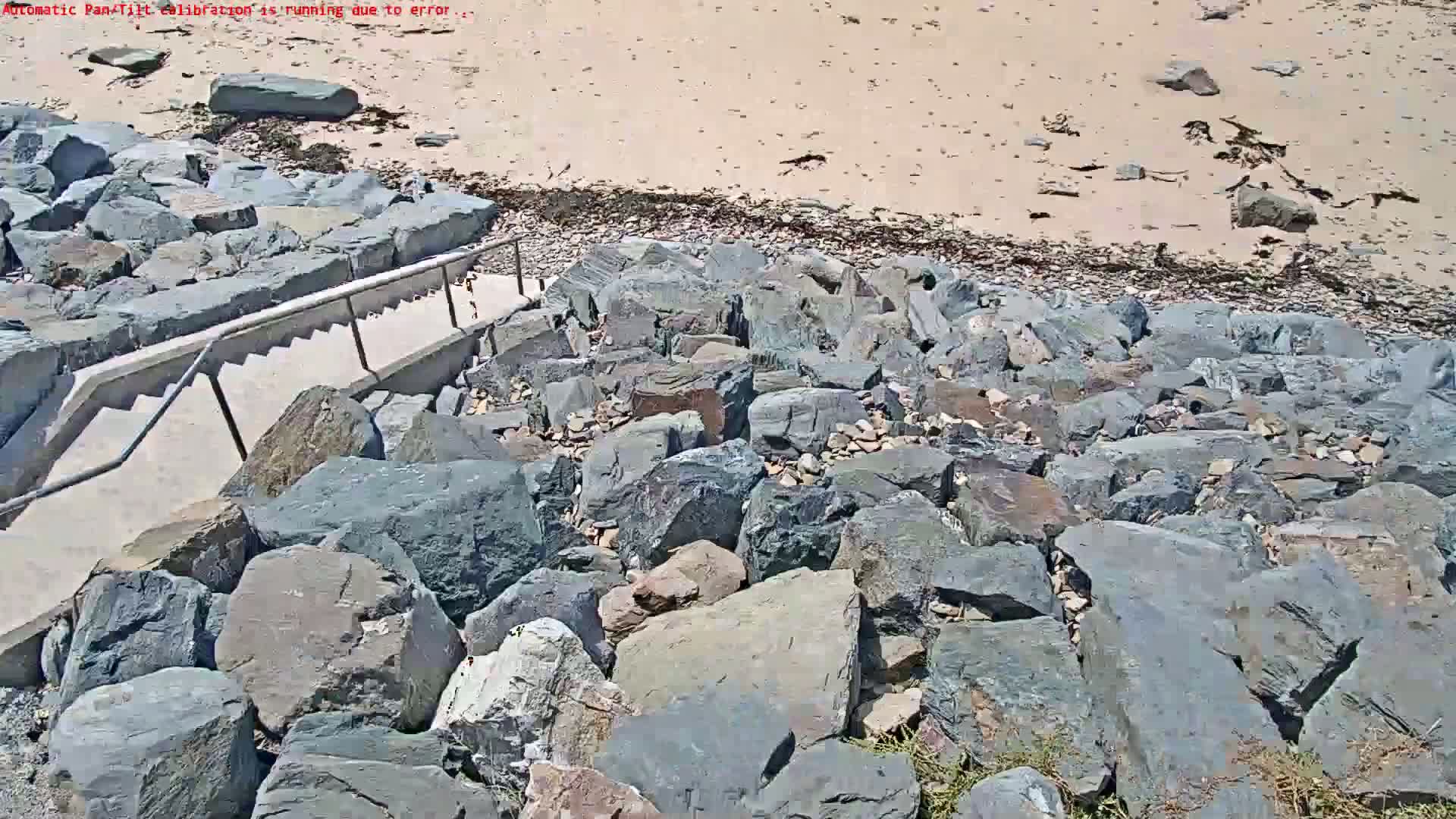 Plage de Saint-Germain-sur-Ay Beach Live Cam - Coutances, Manche, Normandie, France
