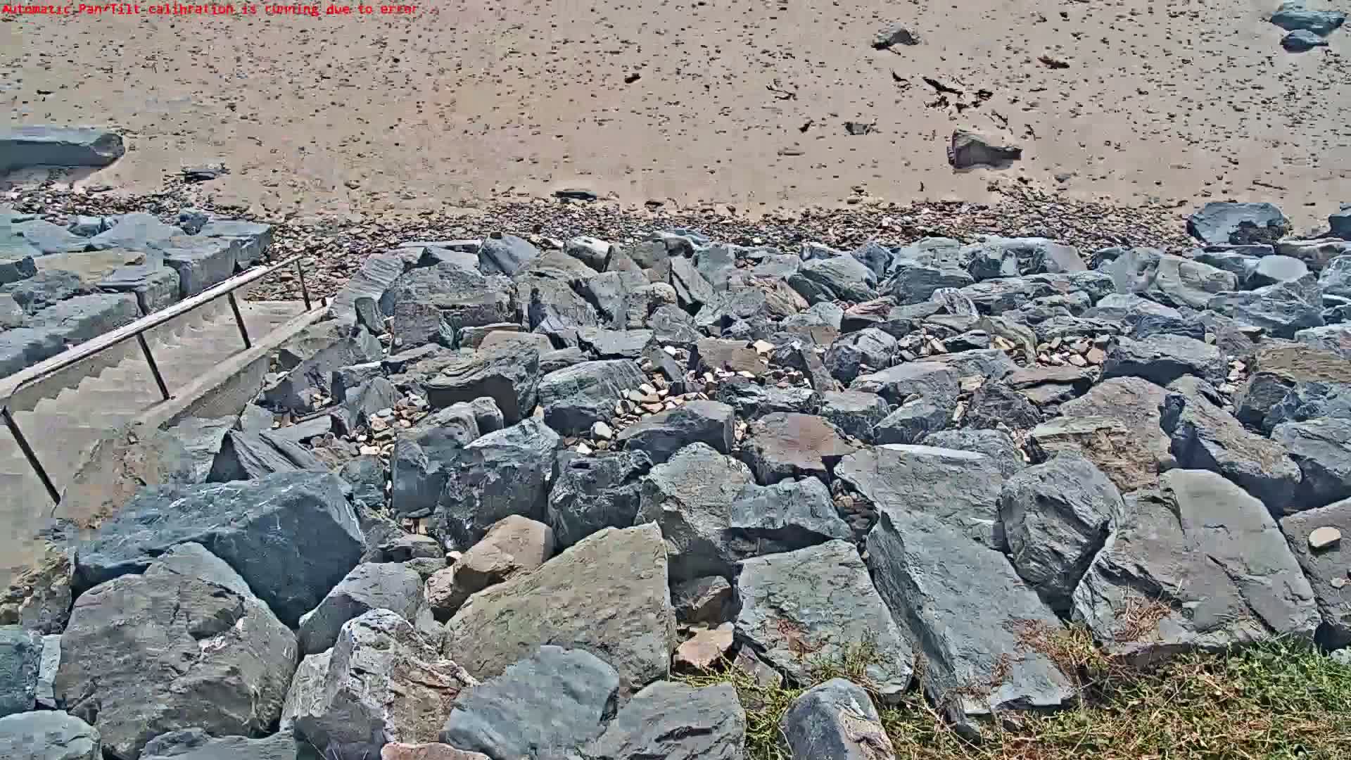 Plage de Saint-Germain-sur-Ay Beach Live Cam - Coutances, Manche, Normandie, France