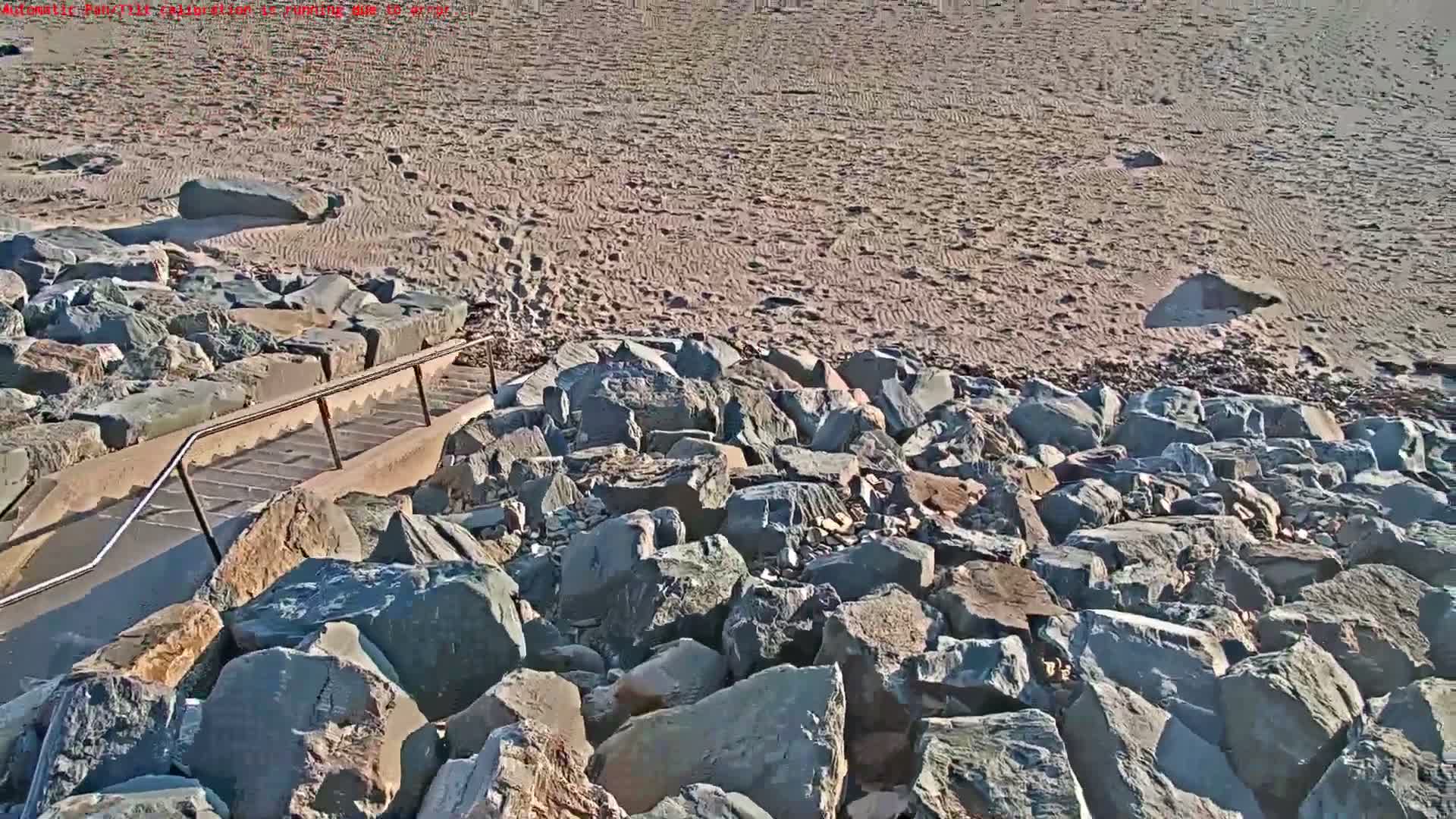 Plage de Saint-Germain-sur-Ay Beach Live Cam - Coutances, Manche, Normandie, France