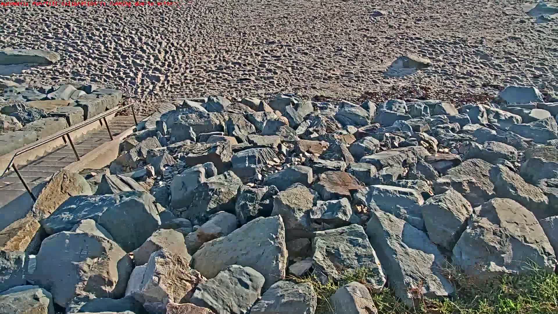 Plage de Saint-Germain-sur-Ay Beach Live Cam - Coutances, Manche, Normandie, France