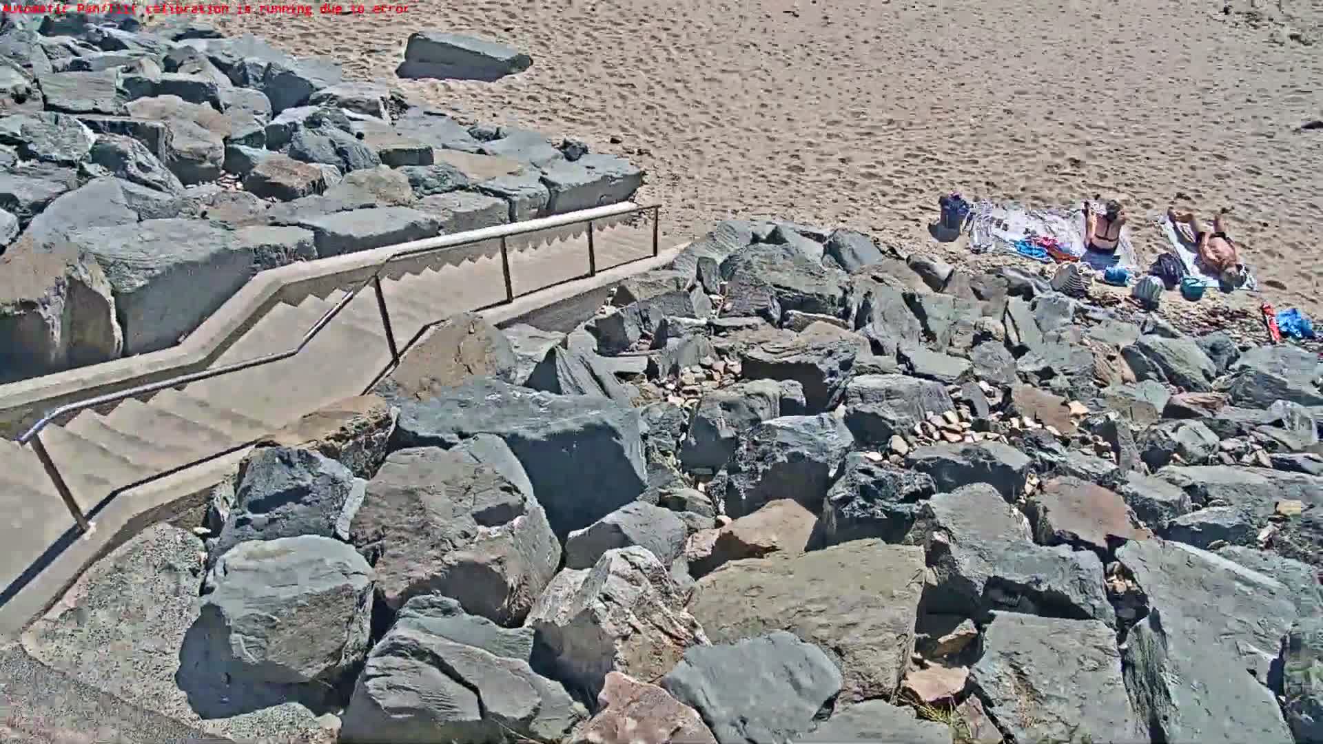 Plage de Saint-Germain-sur-Ay Beach Live Cam - Coutances, Manche, Normandie, France