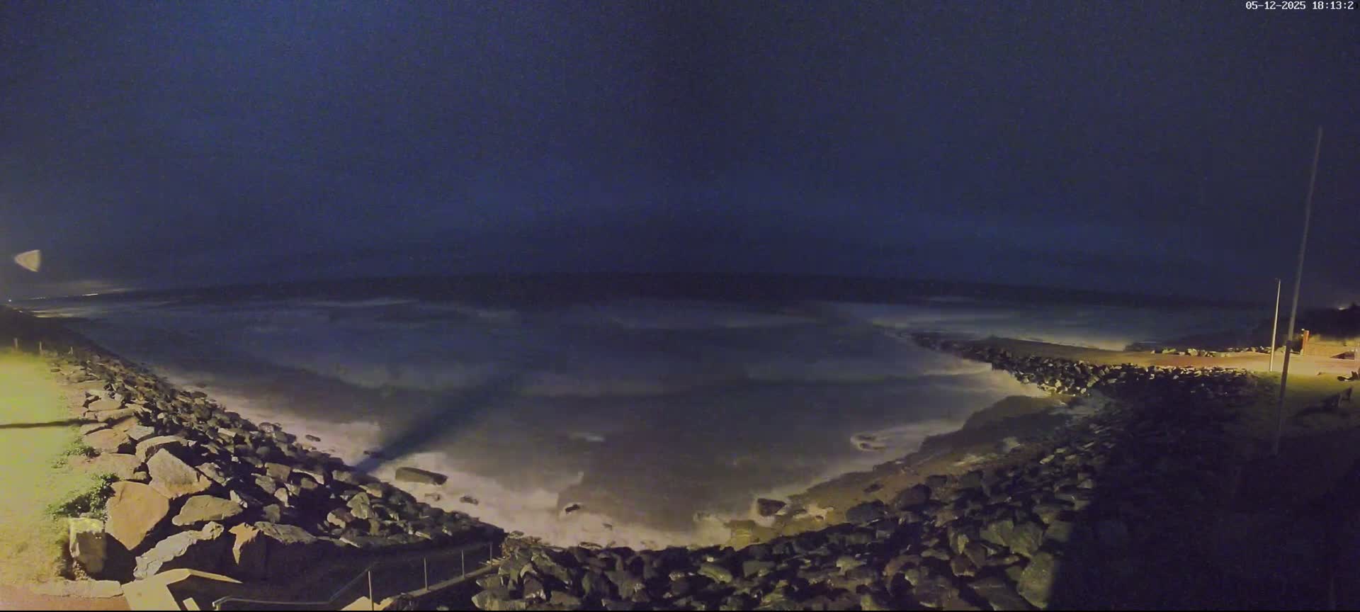 Plage de Saint-Germain-sur-Ay Beach Live Cam - Coutances, Manche, Normandie, France