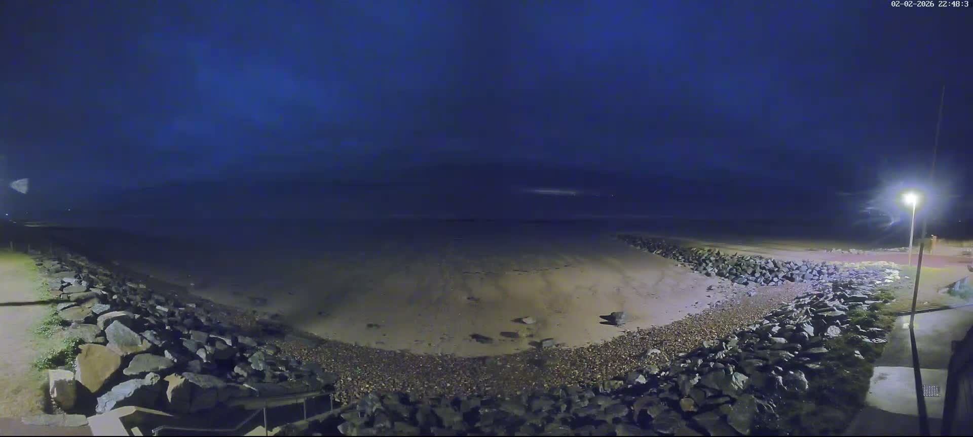 Plage de Saint-Germain-sur-Ay Beach Live Cam - Coutances, Manche, Normandie, France