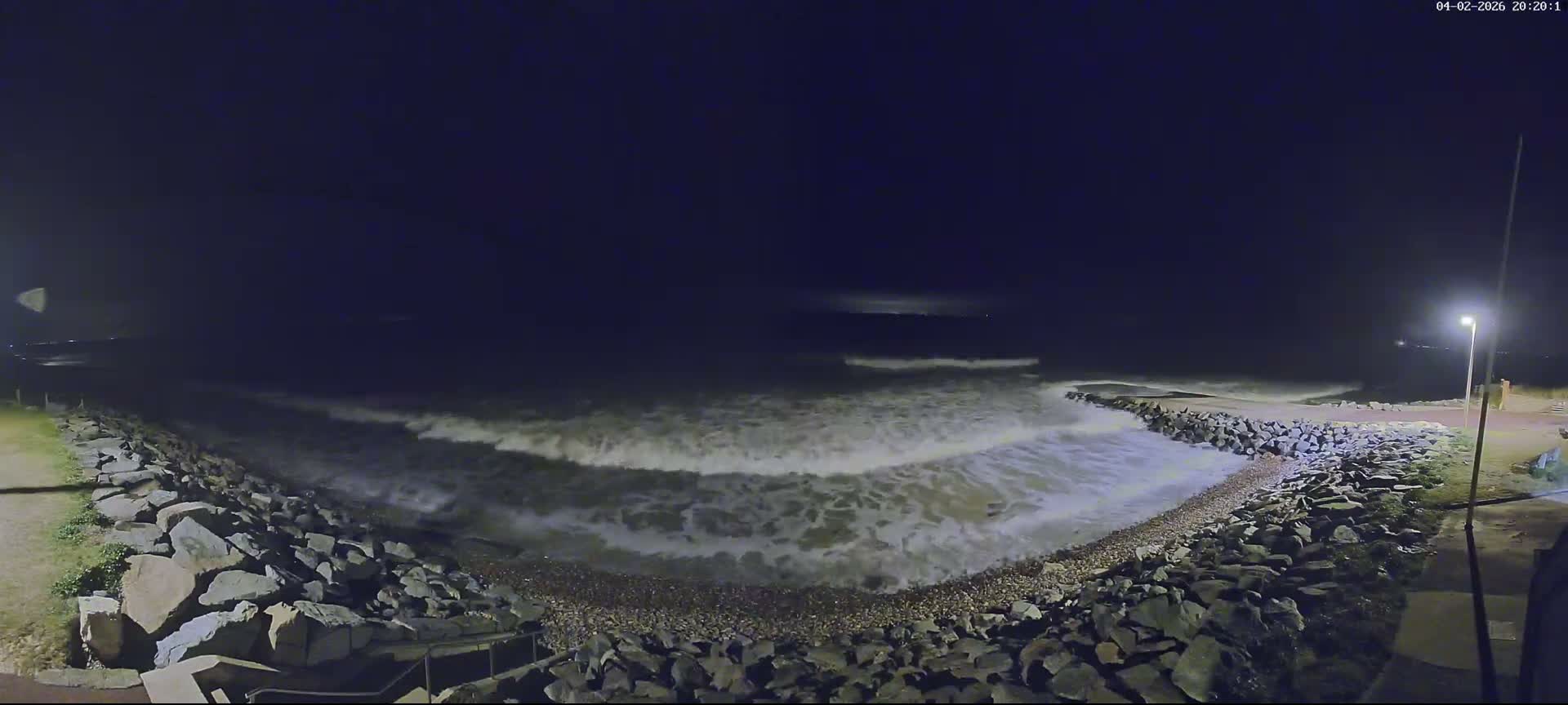 Plage de Saint-Germain-sur-Ay Beach Live Cam - Coutances, Manche, Normandie, France