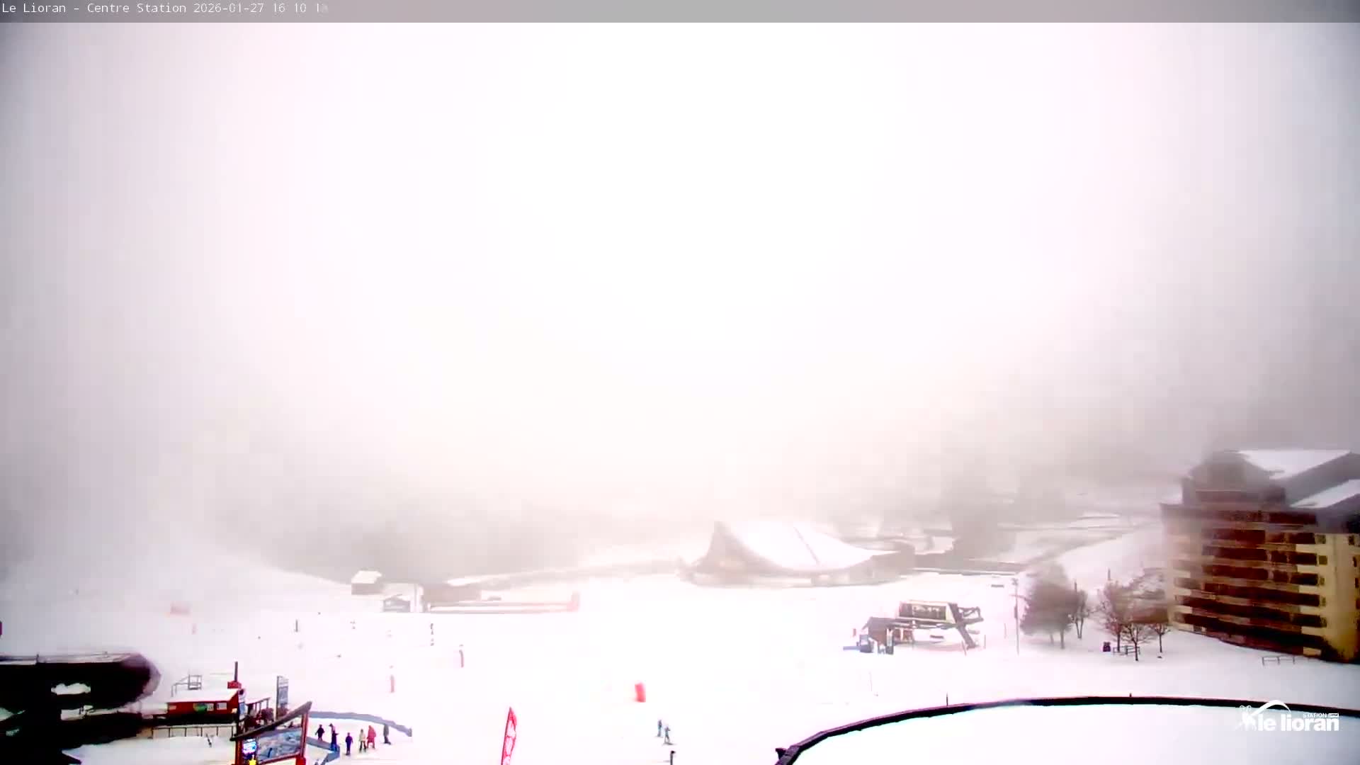 Le Lioran Ski Slopes Live Cam - Laveissiere, Cantal, Auvergne-Rhone-Alpes, France