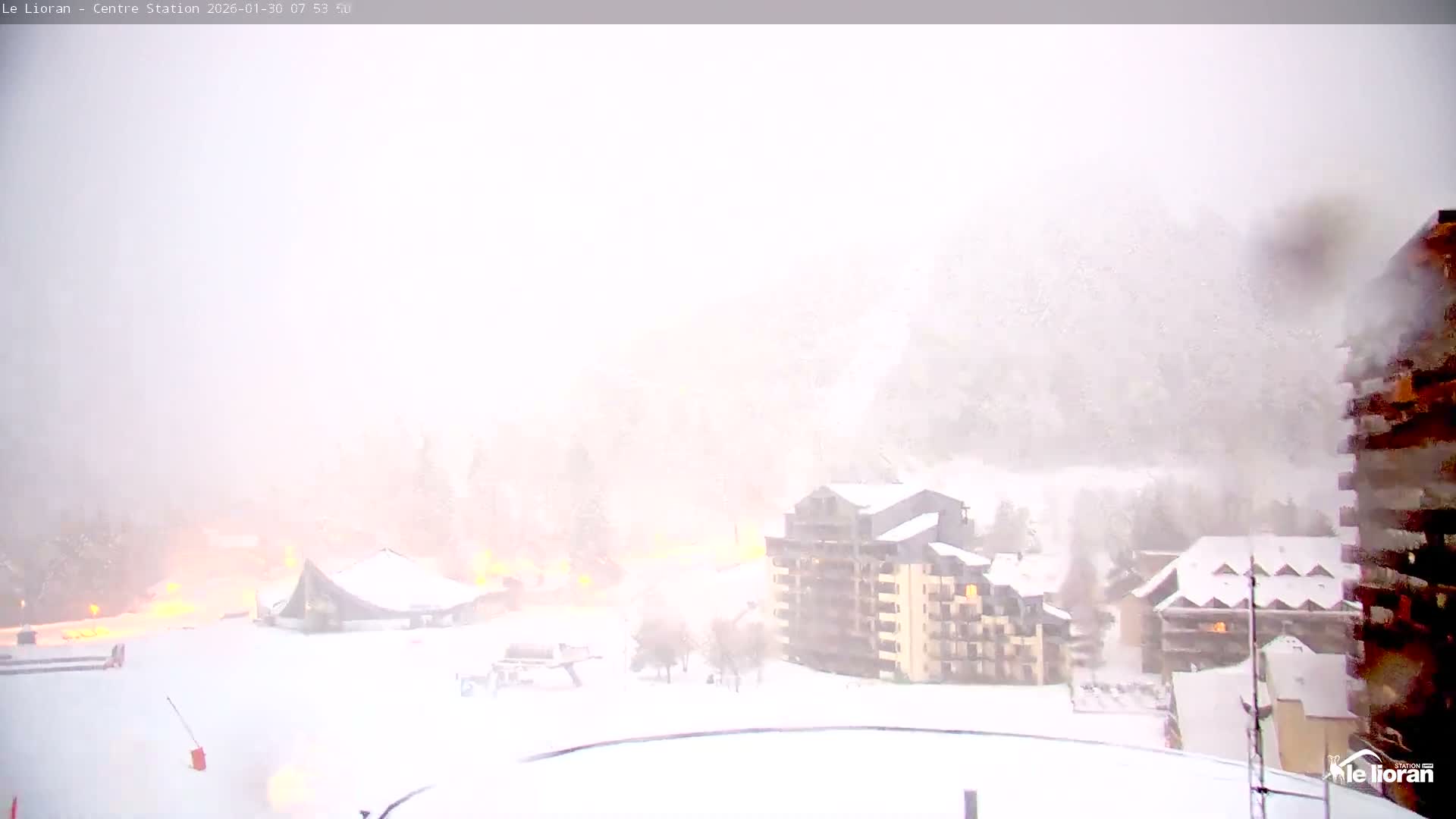 Le Lioran Ski Slopes Live Cam - Laveissiere, Cantal, Auvergne-Rhone-Alpes, France