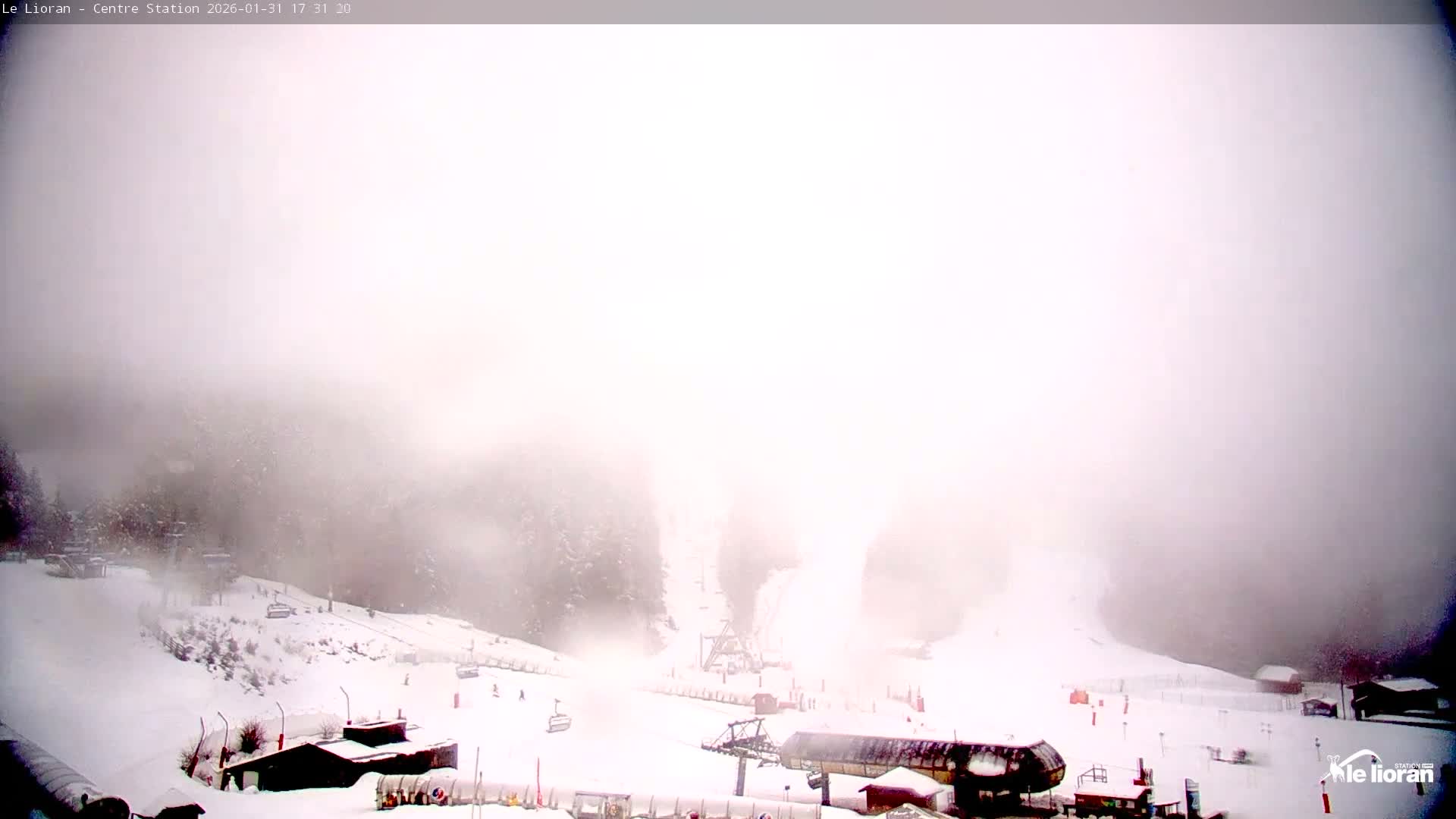 Le Lioran Ski Slopes Live Cam - Laveissiere, Cantal, Auvergne-Rhone-Alpes, France