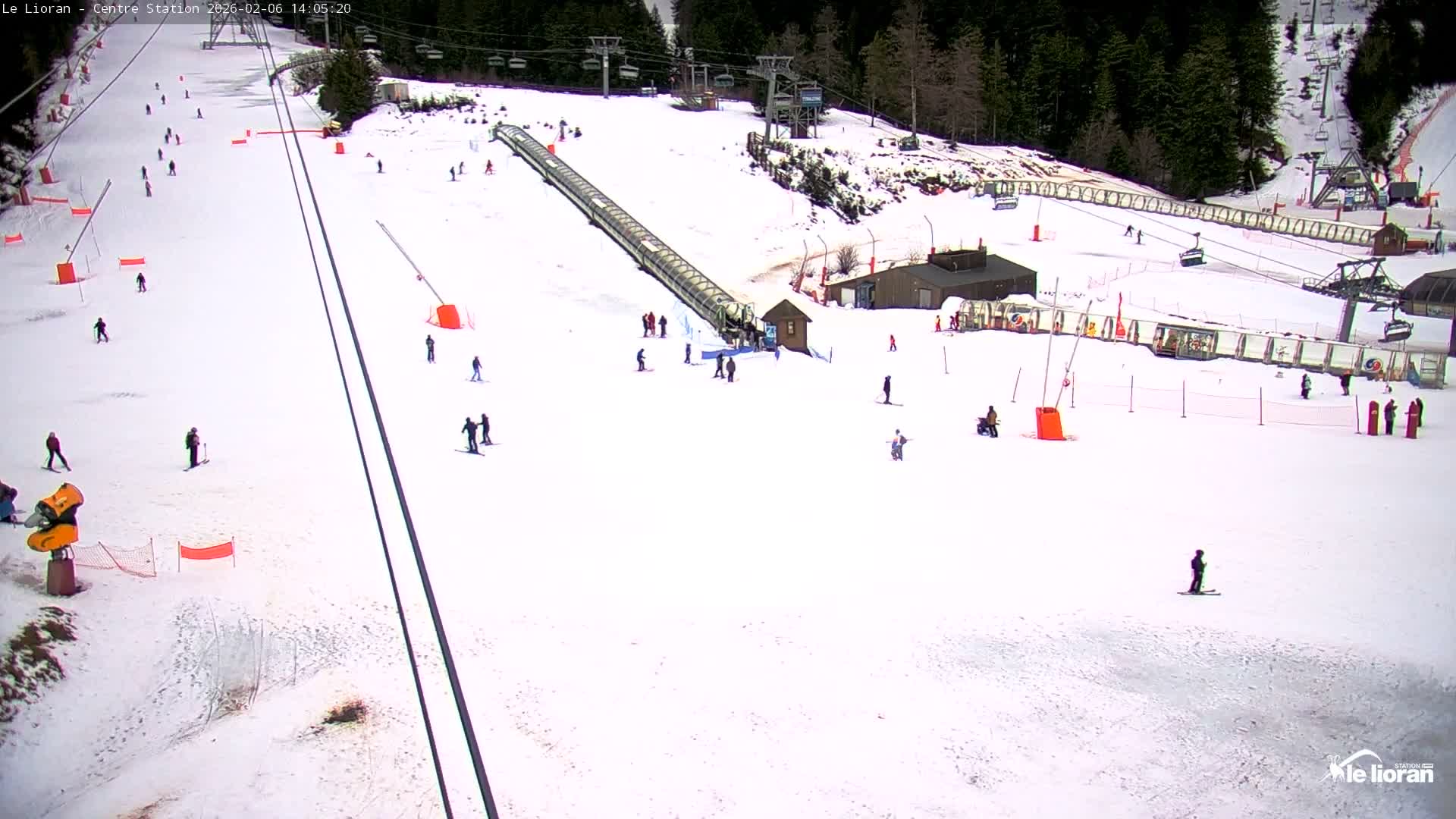 Le Lioran Ski Slopes Live Cam - Laveissiere, Cantal, Auvergne-Rhone-Alpes, France