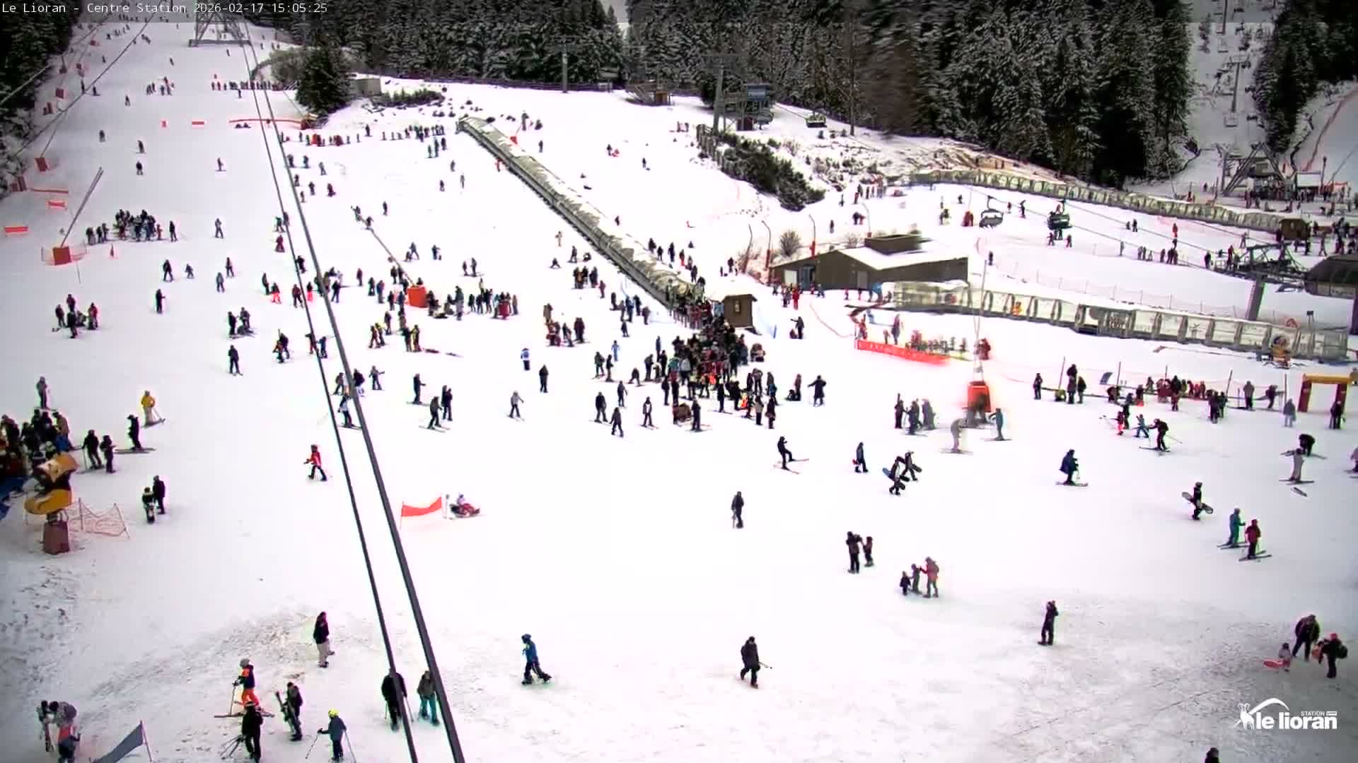 Le Lioran Ski Slopes Live Cam - Laveissiere, Cantal, Auvergne-Rhone-Alpes, France