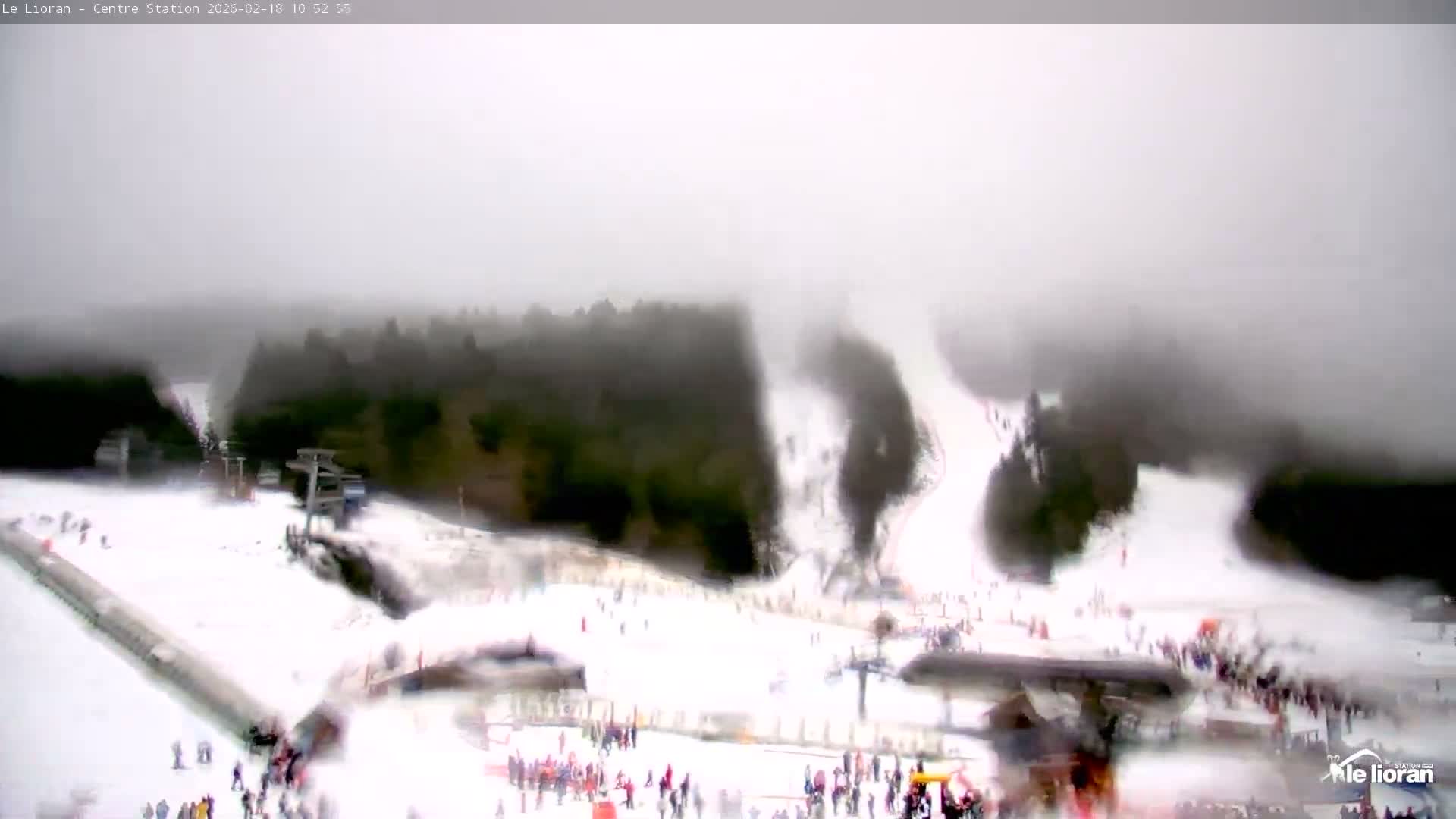 Le Lioran Ski Slopes Live Cam - Laveissiere, Cantal, Auvergne-Rhone-Alpes, France