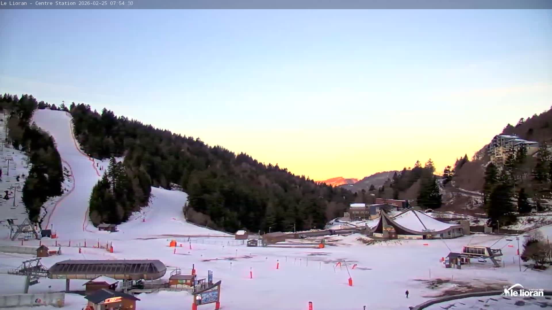 Le Lioran Ski Slopes Live Cam - Laveissiere, Cantal, Auvergne-Rhone-Alpes, France
