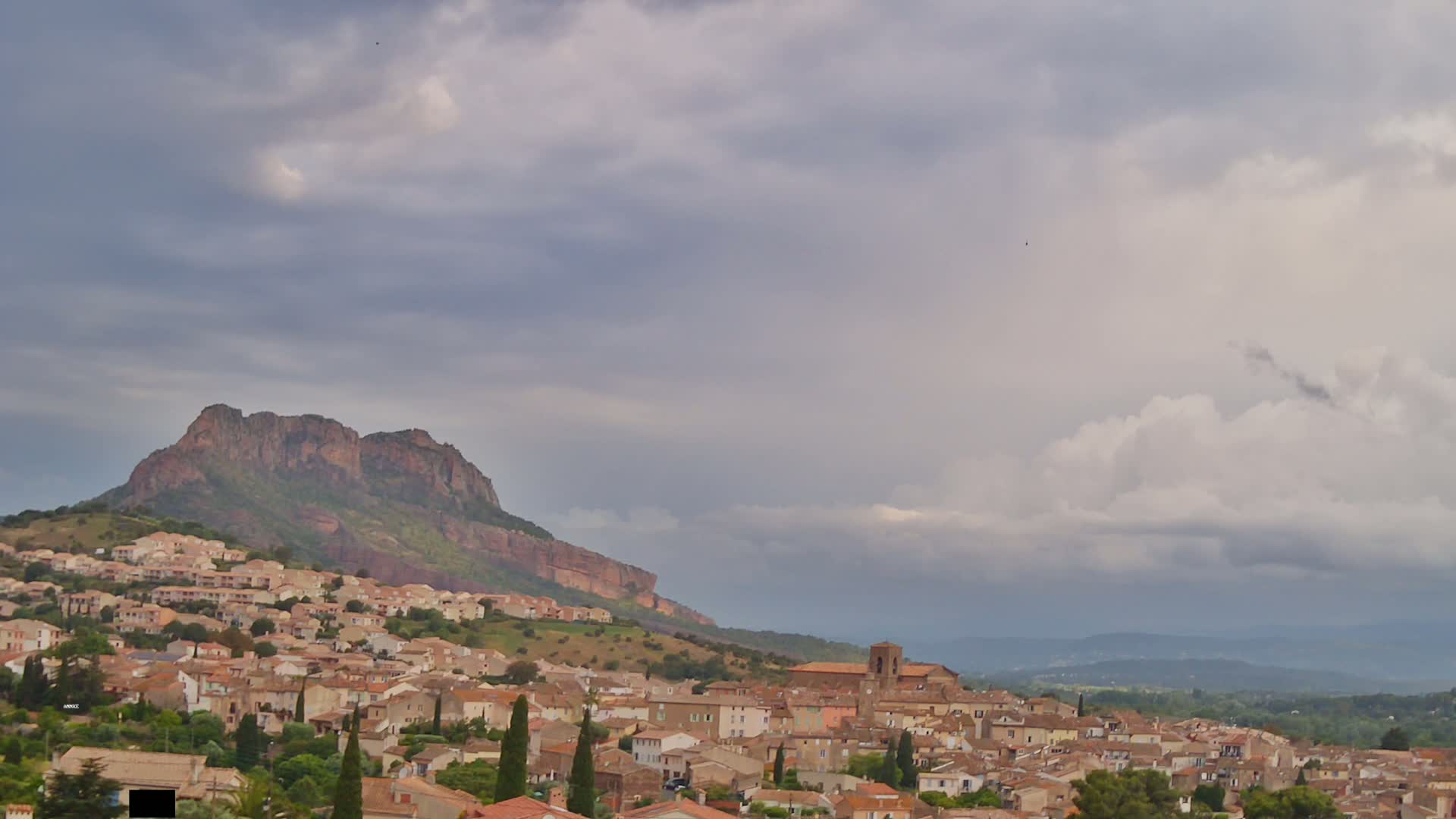 Roquebrune-sur-Argens City View Live Cam - Draguignan, Var, Provence-Alpes-Cote d’Azur, France