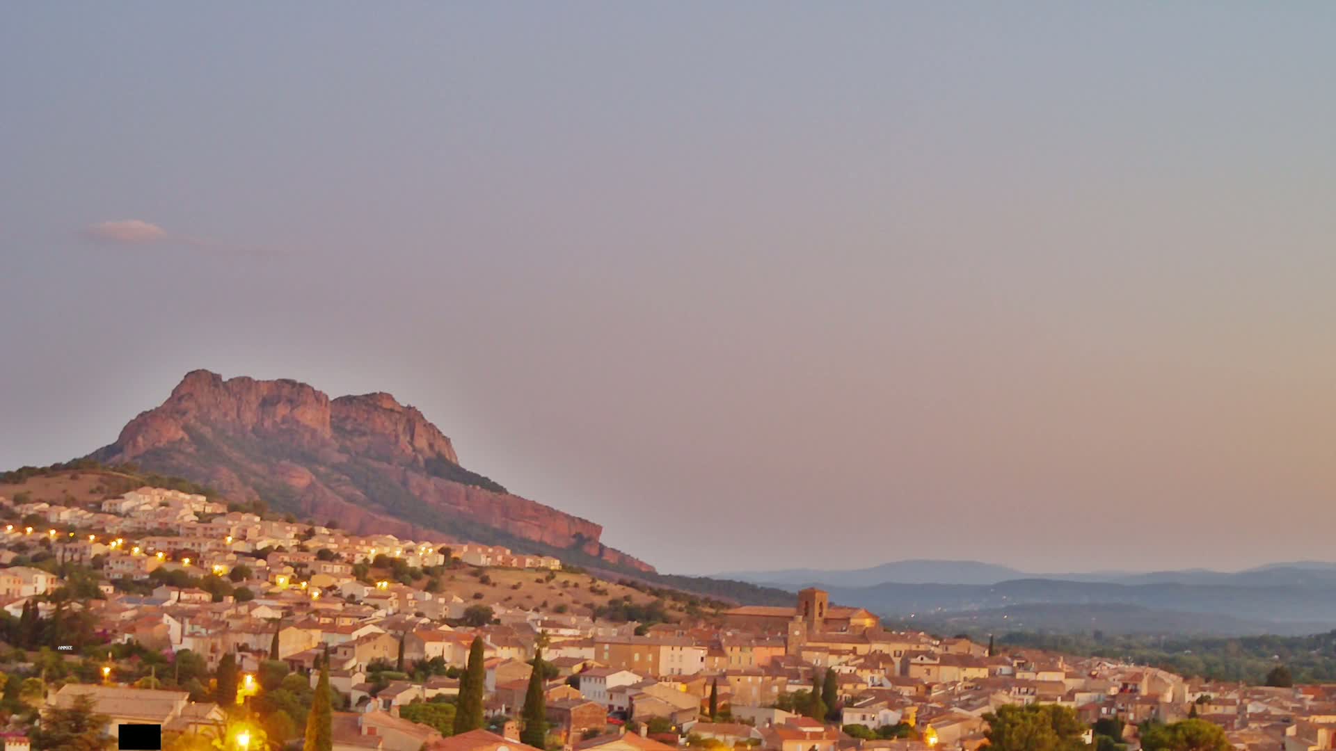 Roquebrune-sur-Argens City View Live Cam - Draguignan, Var, Provence-Alpes-Cote d’Azur, France