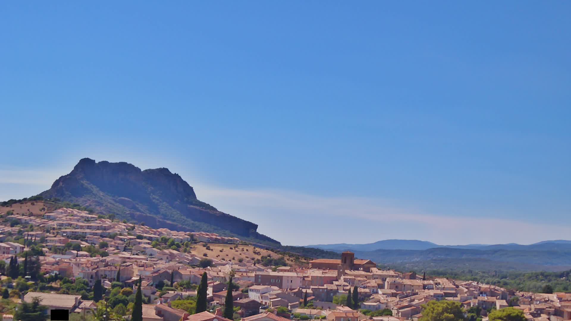 Roquebrune-sur-Argens City View Live Cam - Draguignan, Var, Provence-Alpes-Cote d’Azur, France