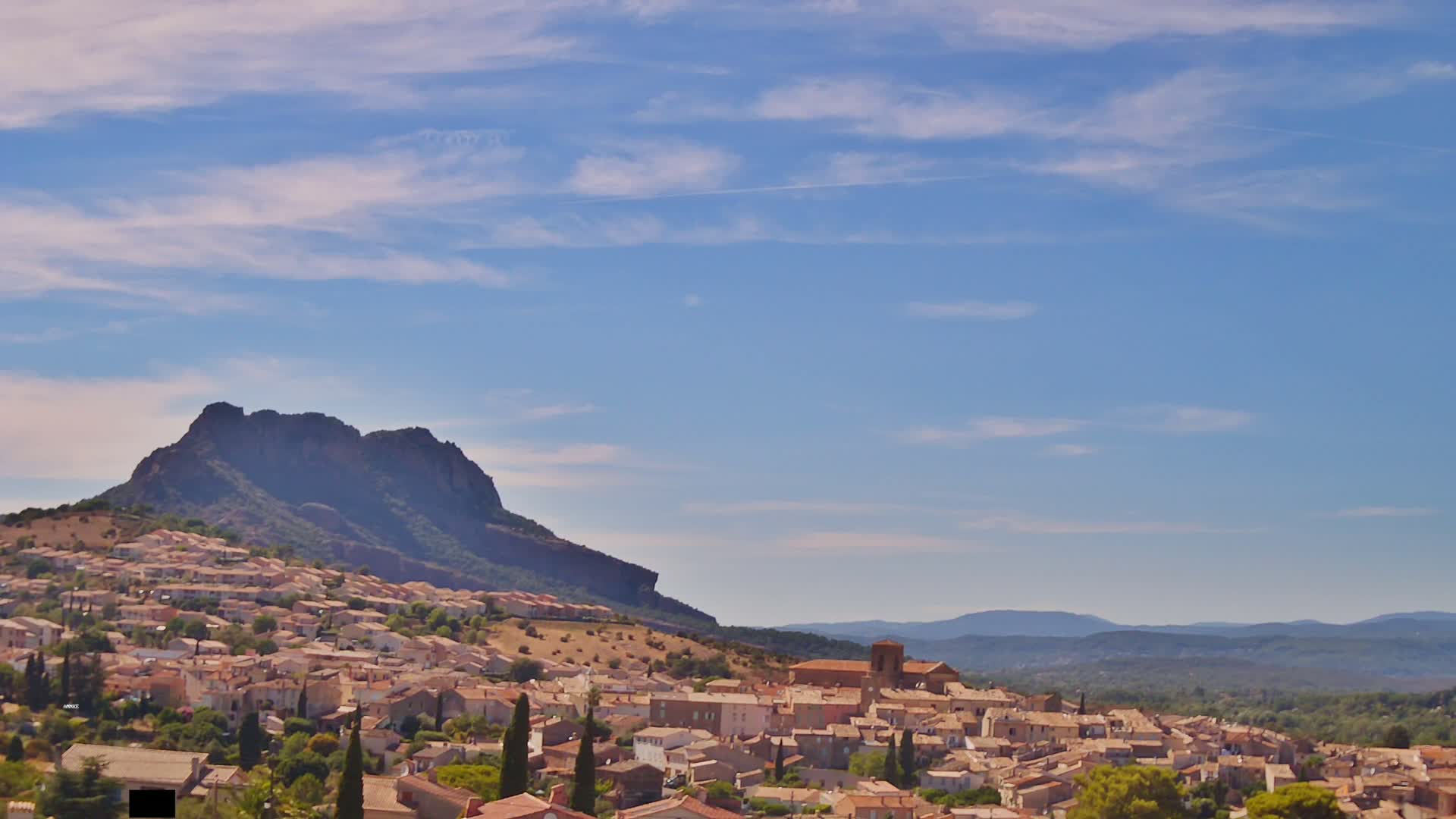 Roquebrune-sur-Argens City View Live Cam - Draguignan, Var, Provence-Alpes-Cote d’Azur, France