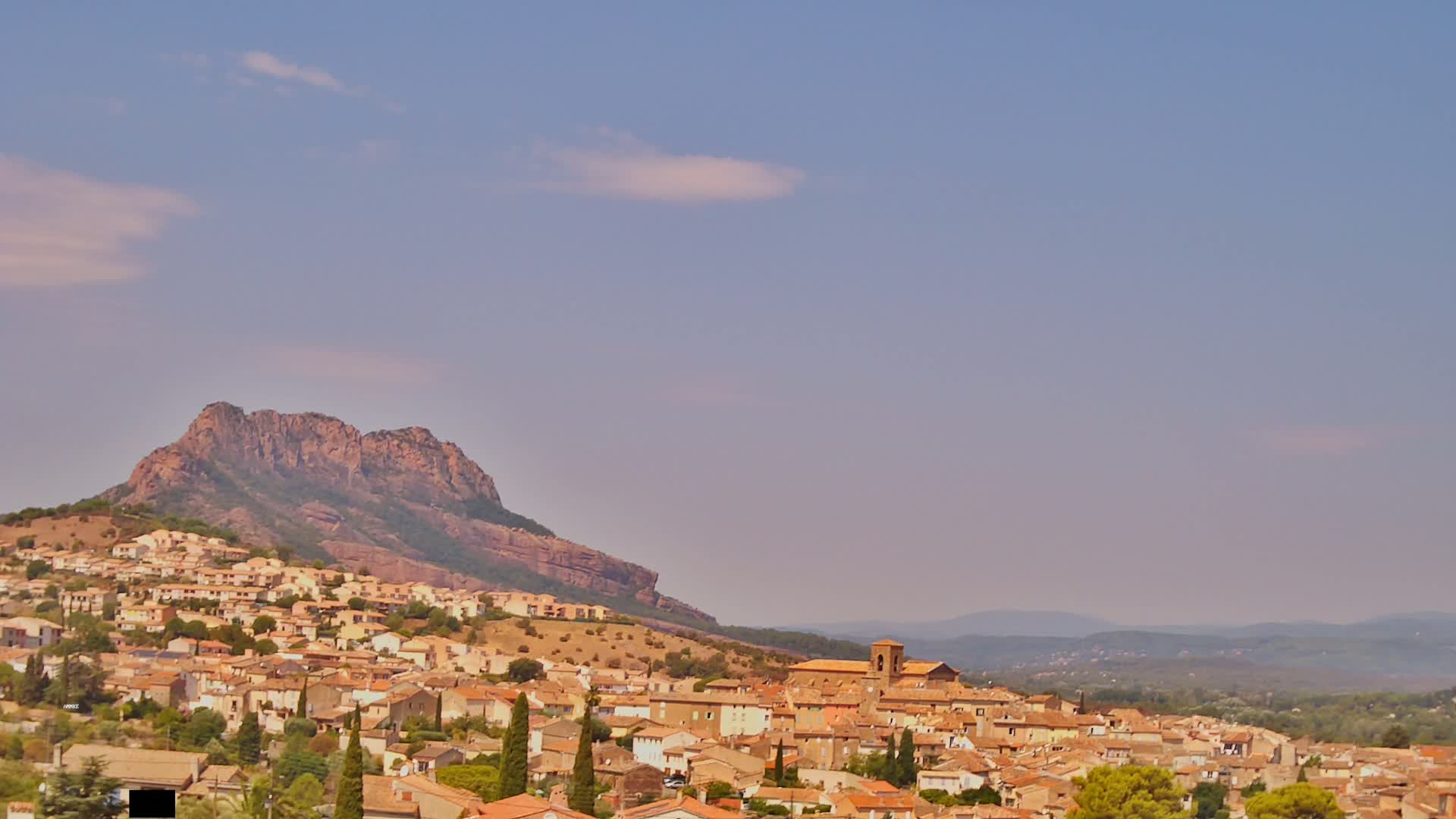 Roquebrune-sur-Argens City View Live Cam - Draguignan, Var, Provence-Alpes-Cote d’Azur, France