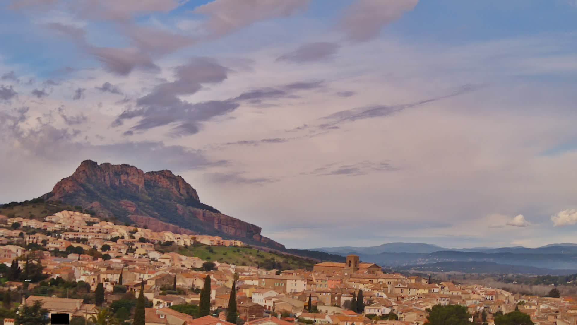 Roquebrune-sur-Argens City View Live Cam - Draguignan, Var, Provence-Alpes-Cote d’Azur, France