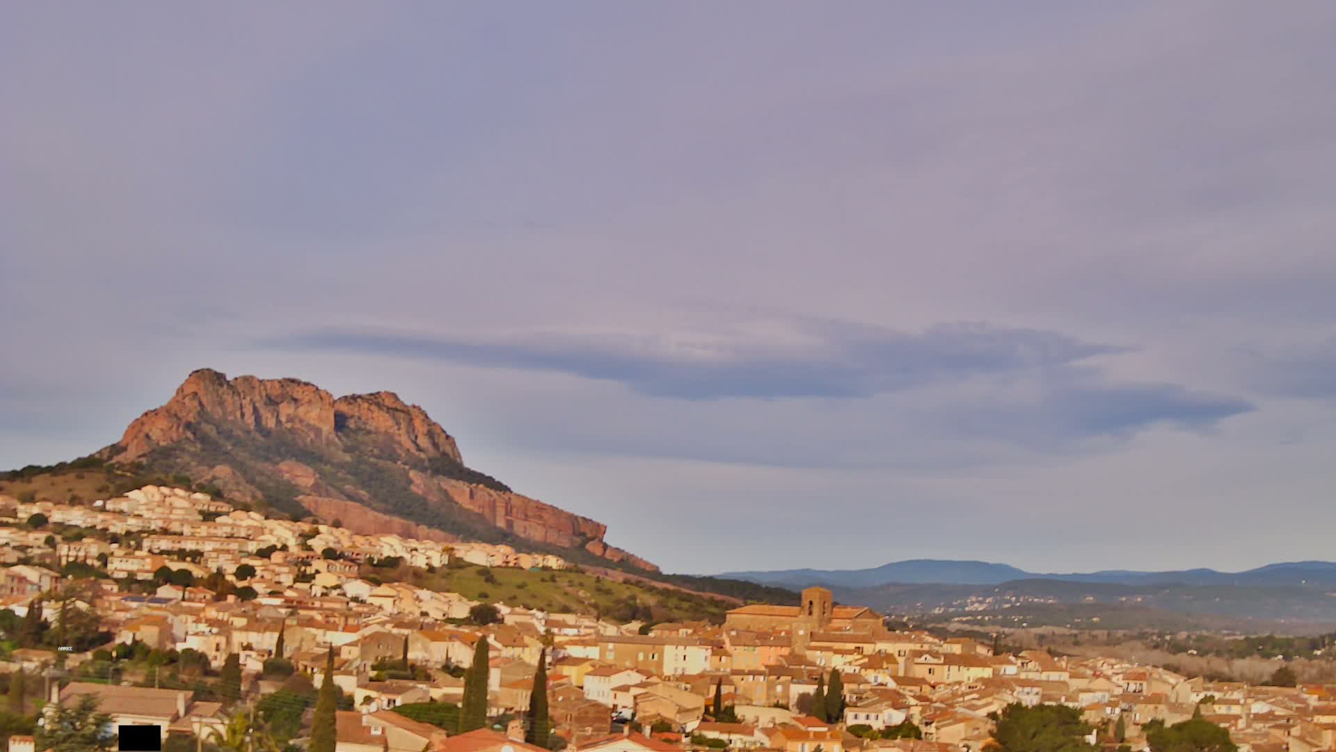 Roquebrune-sur-Argens City View Live Cam - Draguignan, Var, Provence-Alpes-Cote d’Azur, France