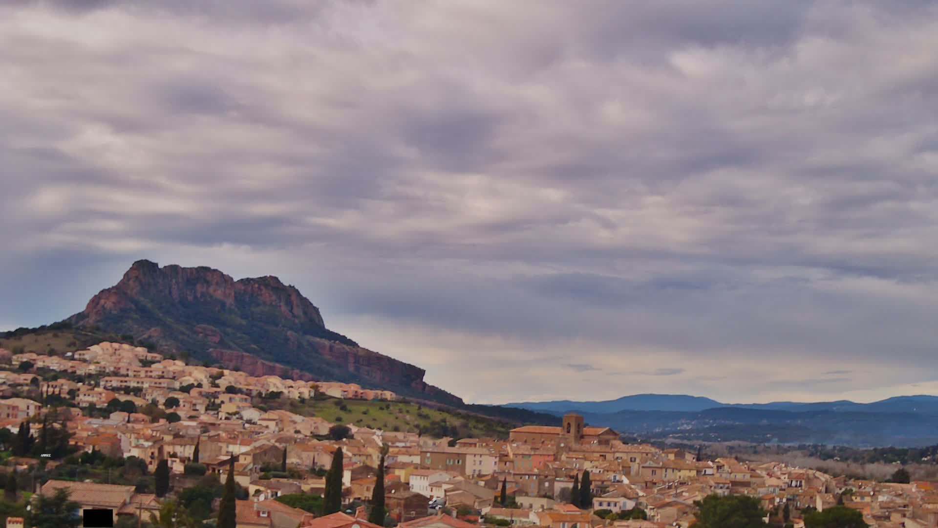 Roquebrune-sur-Argens City View Live Cam - Draguignan, Var, Provence-Alpes-Cote d’Azur, France