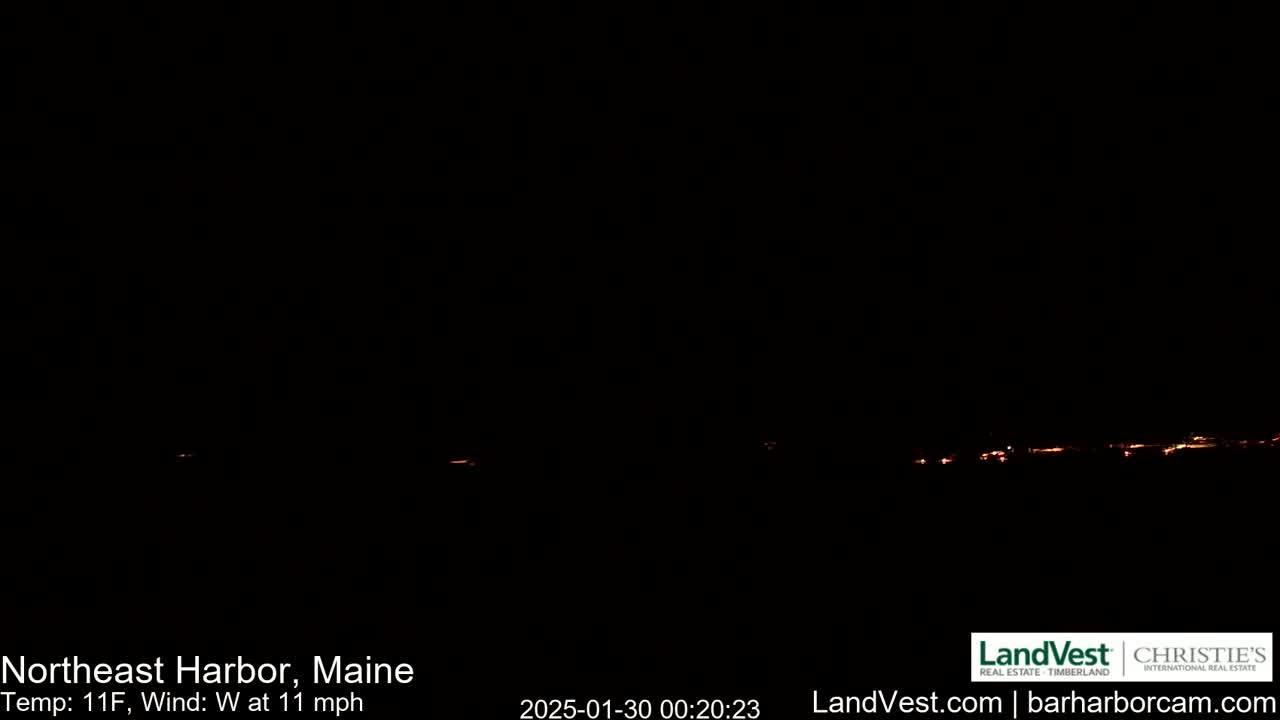 Northeast Harbor, Acadia National Park, Live Cam , Maine 