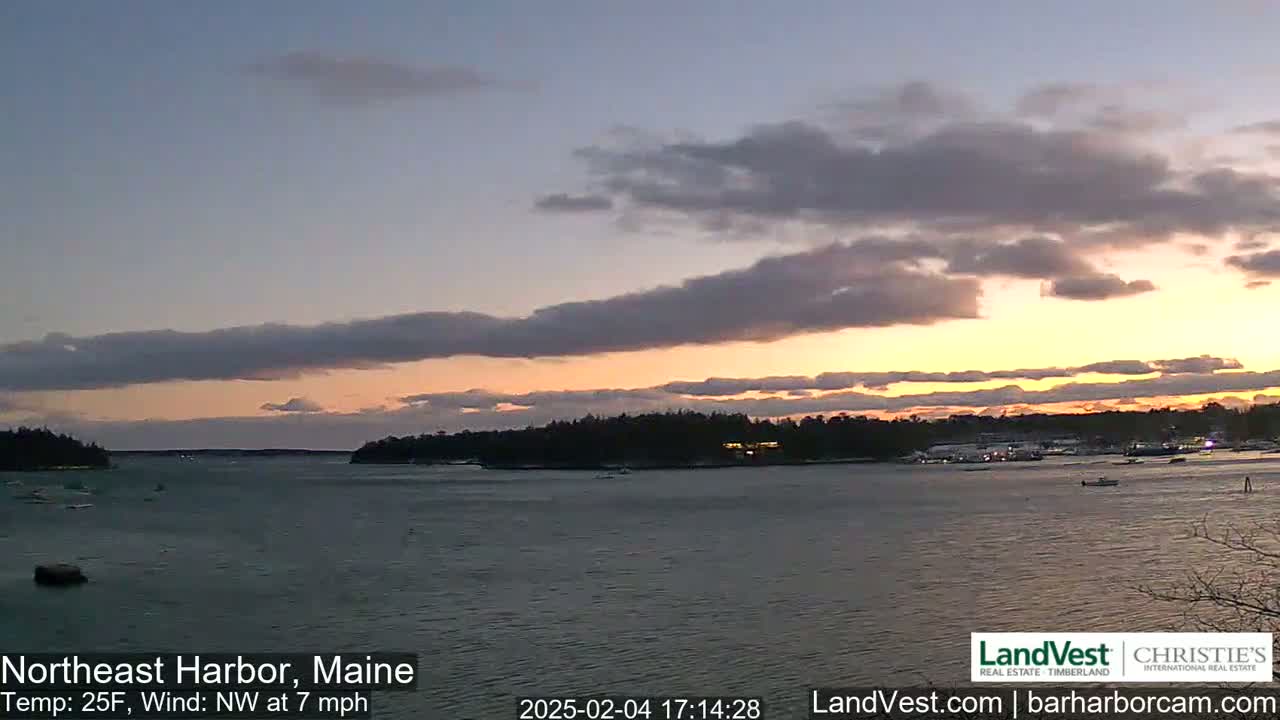 Northeast Harbor, Acadia National Park, Live Cam , Maine 