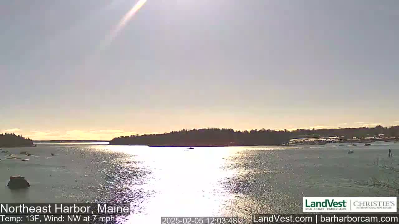Northeast Harbor, Acadia National Park, Live Cam , Maine 
