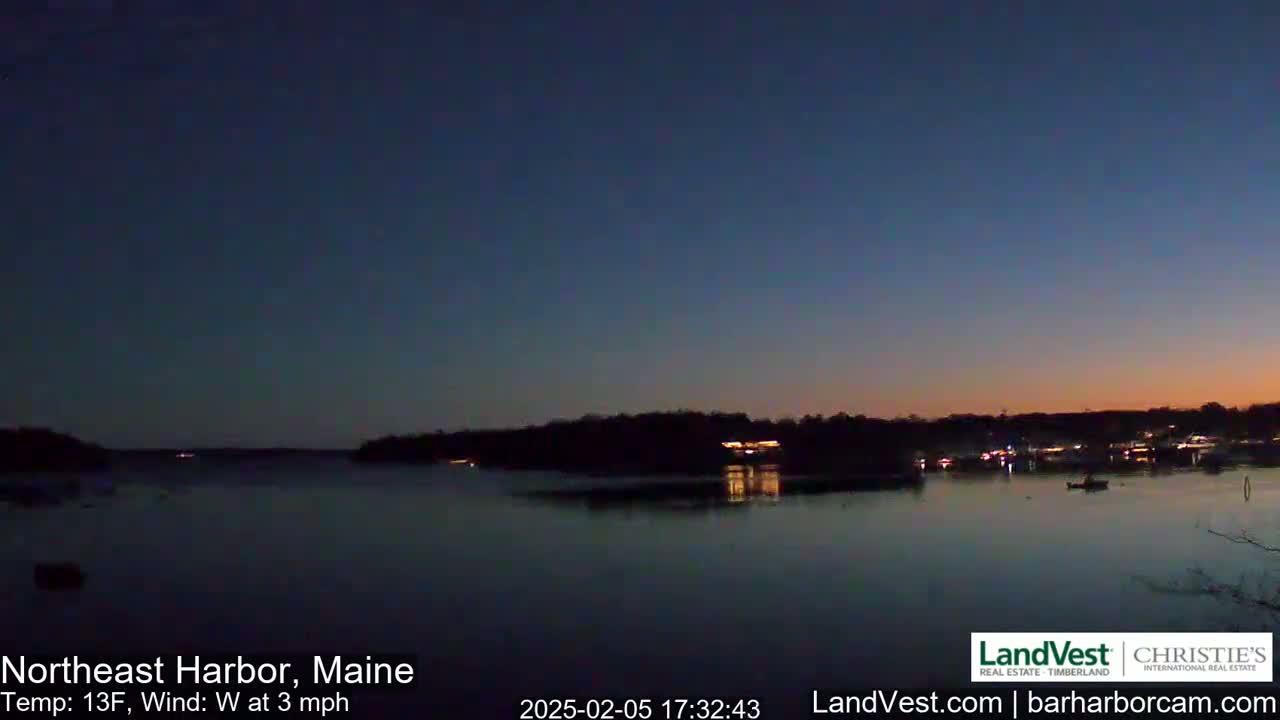Northeast Harbor, Acadia National Park, Live Cam , Maine 