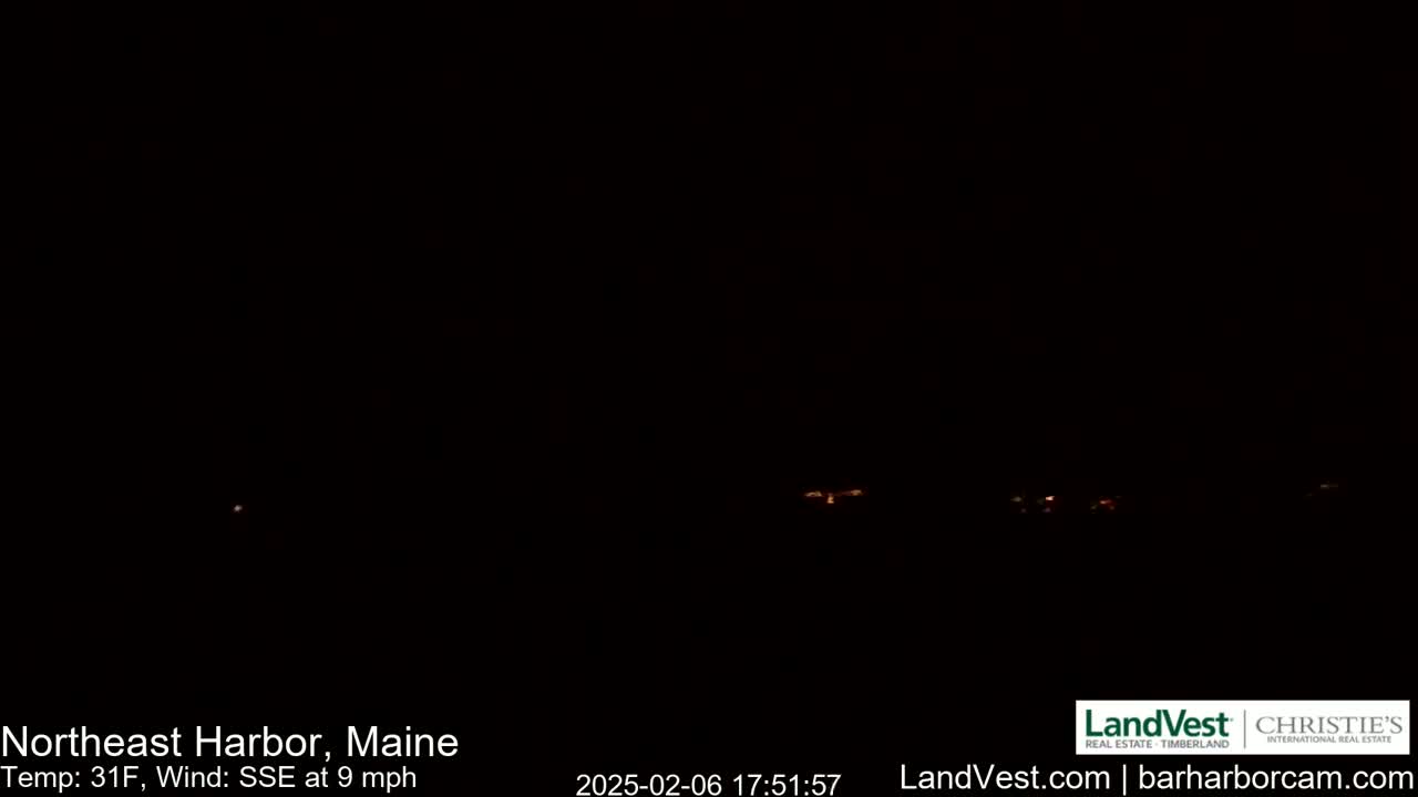 Northeast Harbor, Acadia National Park, Live Cam , Maine 