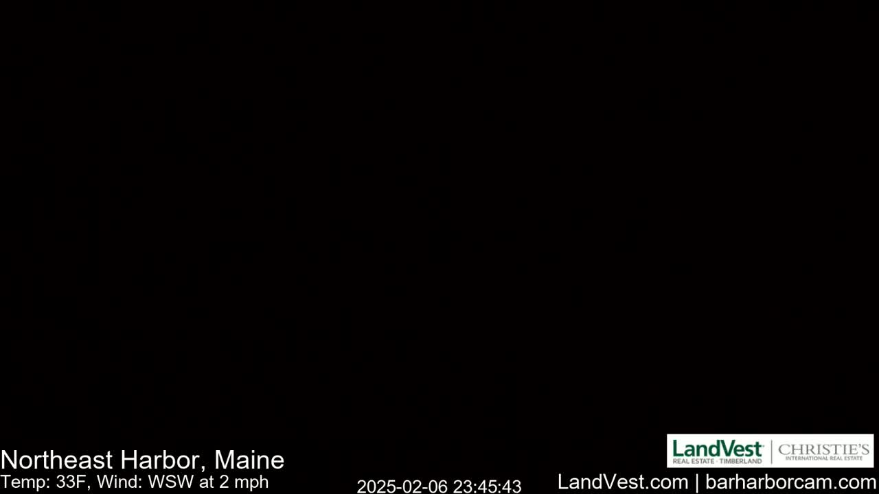 Northeast Harbor, Acadia National Park, Live Cam , Maine 