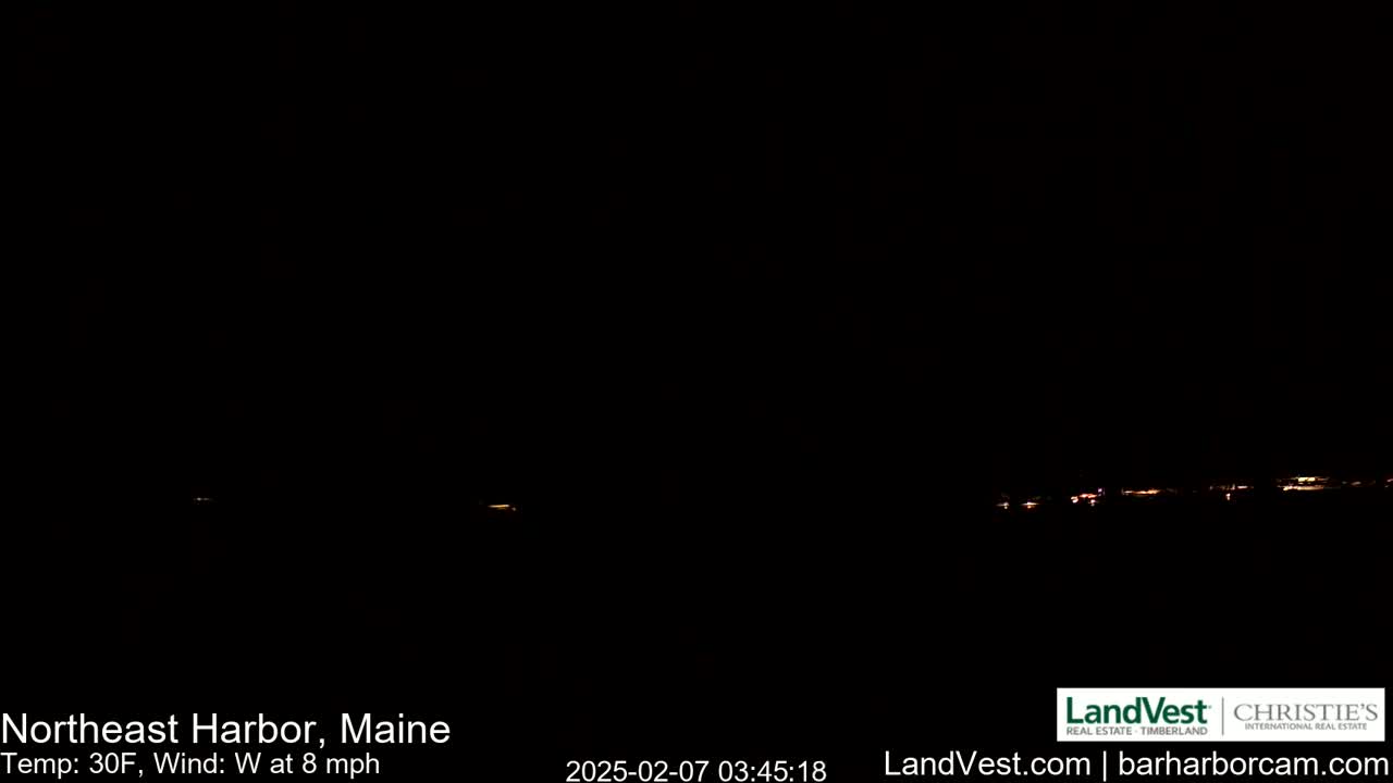 Northeast Harbor, Acadia National Park, Live Cam , Maine 