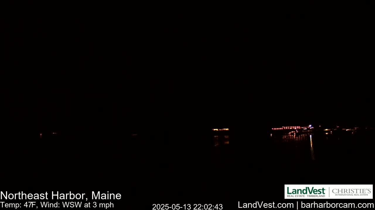 Northeast Harbor, Acadia National Park, Live Cam , Maine 