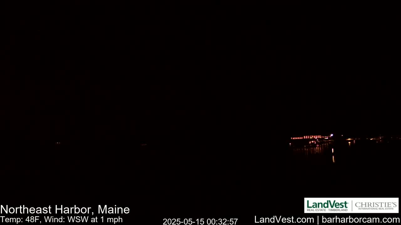 Northeast Harbor, Acadia National Park, Live Cam , Maine 