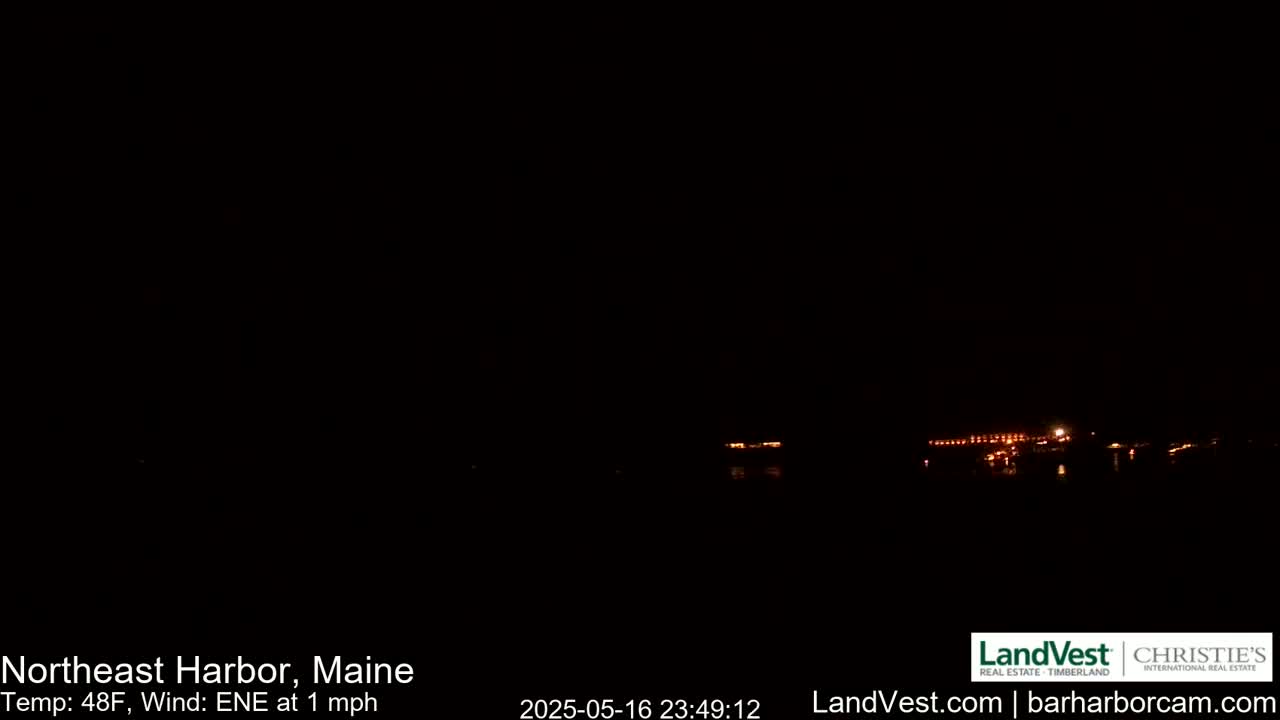 Northeast Harbor, Acadia National Park, Live Cam , Maine 