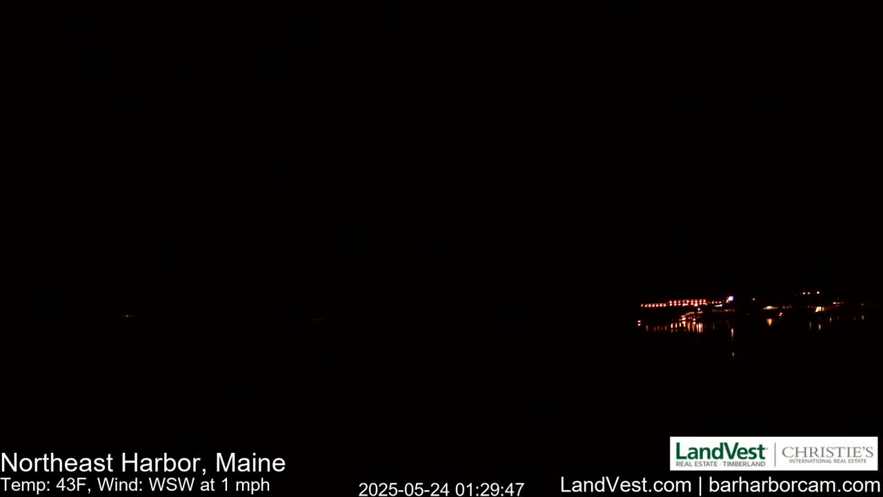 Northeast Harbor, Acadia National Park, Live Cam , Maine 
