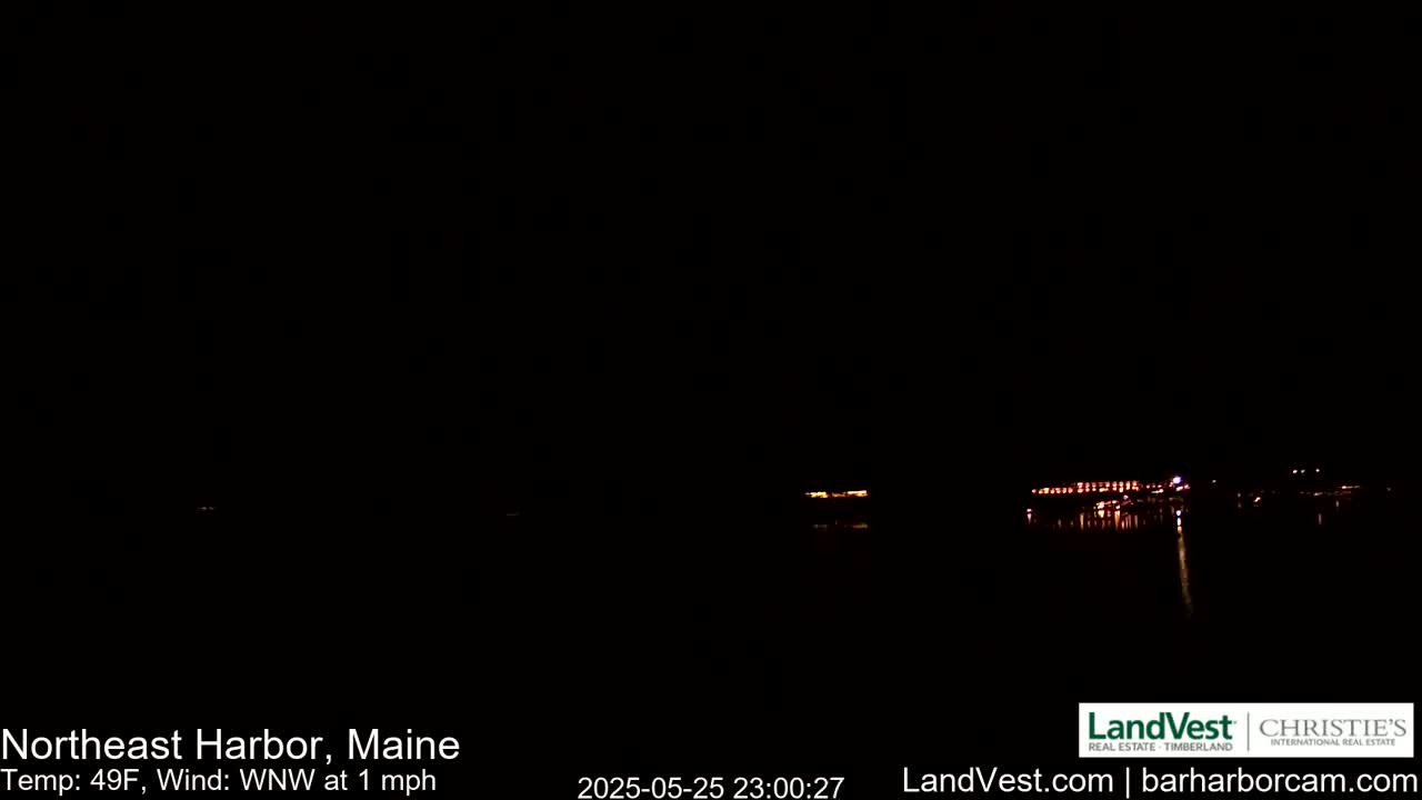 Northeast Harbor, Acadia National Park, Live Cam , Maine 