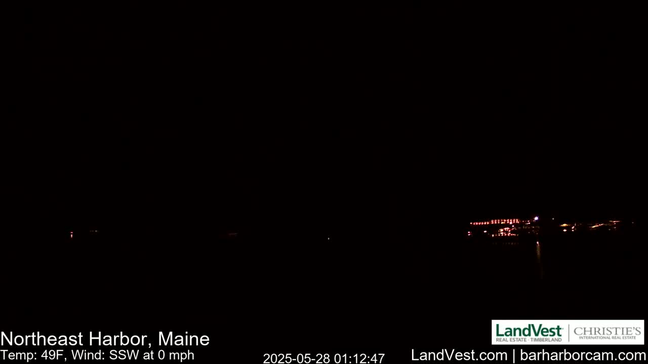 Northeast Harbor, Acadia National Park, Live Cam , Maine 