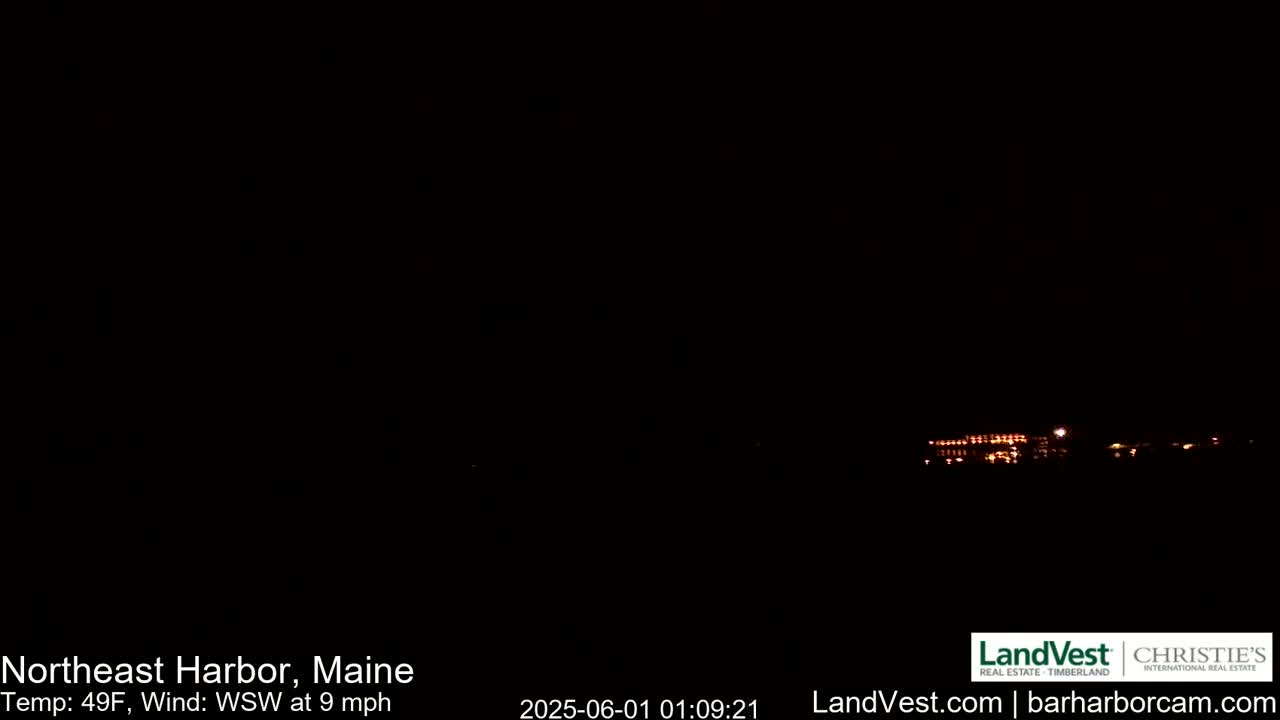 Northeast Harbor, Acadia National Park, Live Cam , Maine 