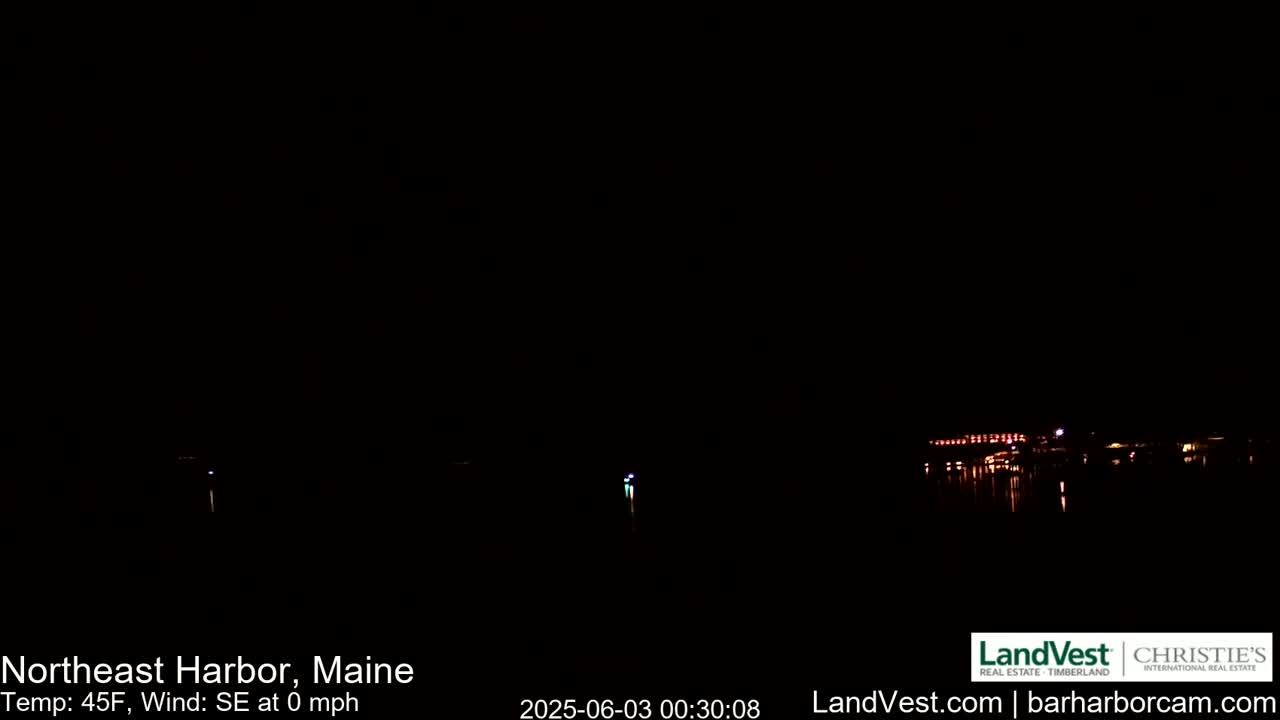 Northeast Harbor, Acadia National Park, Live Cam , Maine 