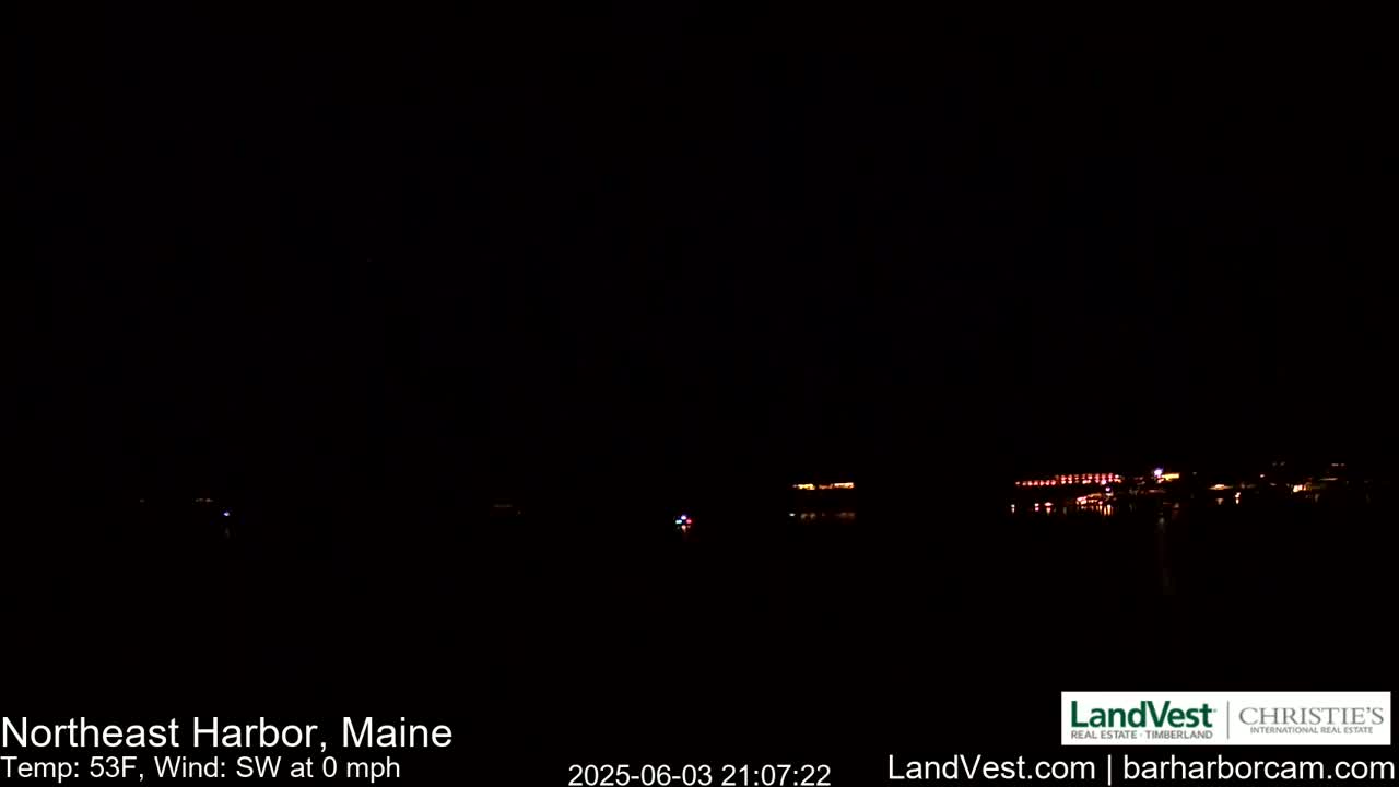 Northeast Harbor, Acadia National Park, Live Cam , Maine 