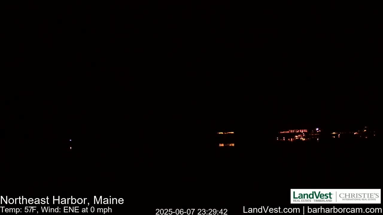 Northeast Harbor, Acadia National Park, Live Cam , Maine 
