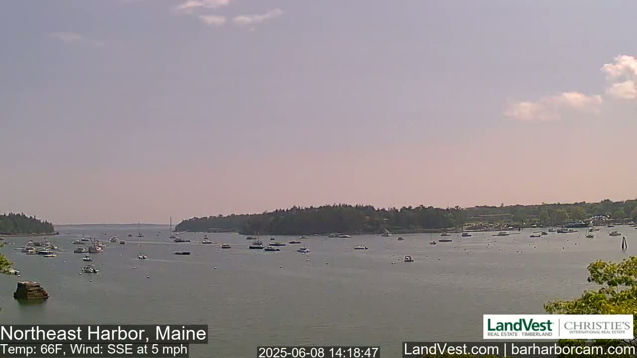 Northeast Harbor, Acadia National Park, Live Cam , Maine 