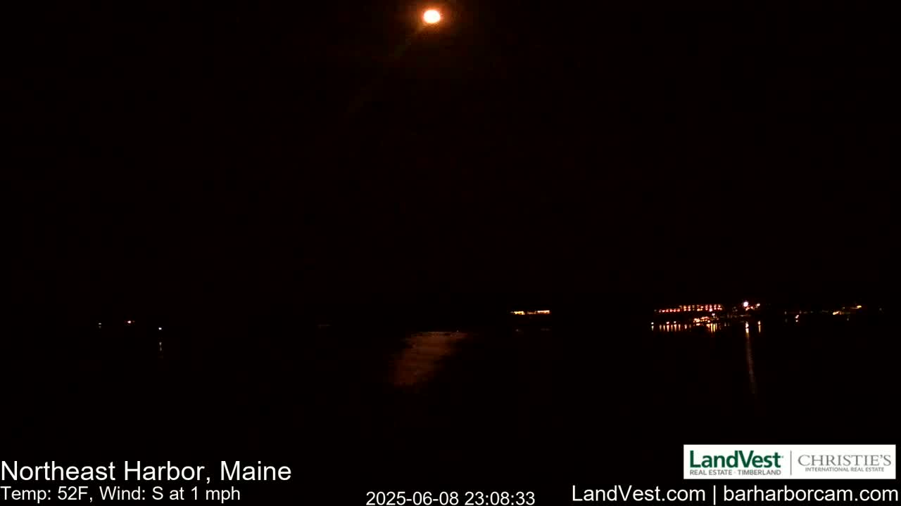 Northeast Harbor, Acadia National Park, Live Cam , Maine 